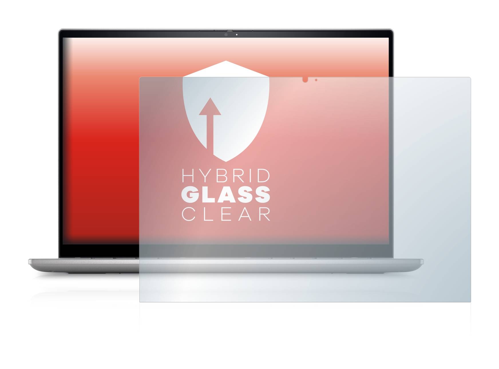 upscreen Hybrid Glass Clear Premium Schutzglas Folie für Dell Inspiron 14 7420