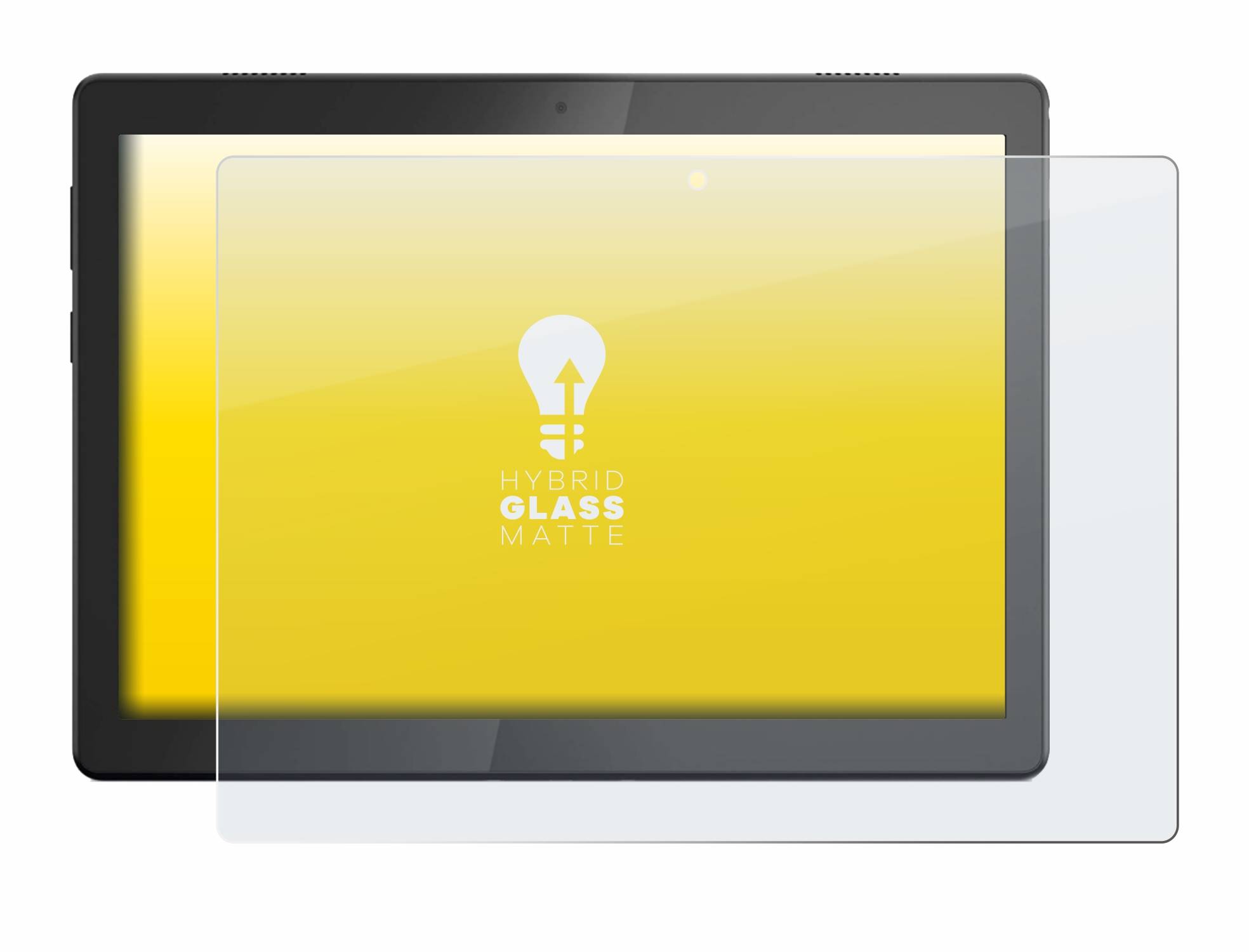 upscreen Hybrid Glass Matte Premium Schutzglas Folie für Lenovo Tab M10