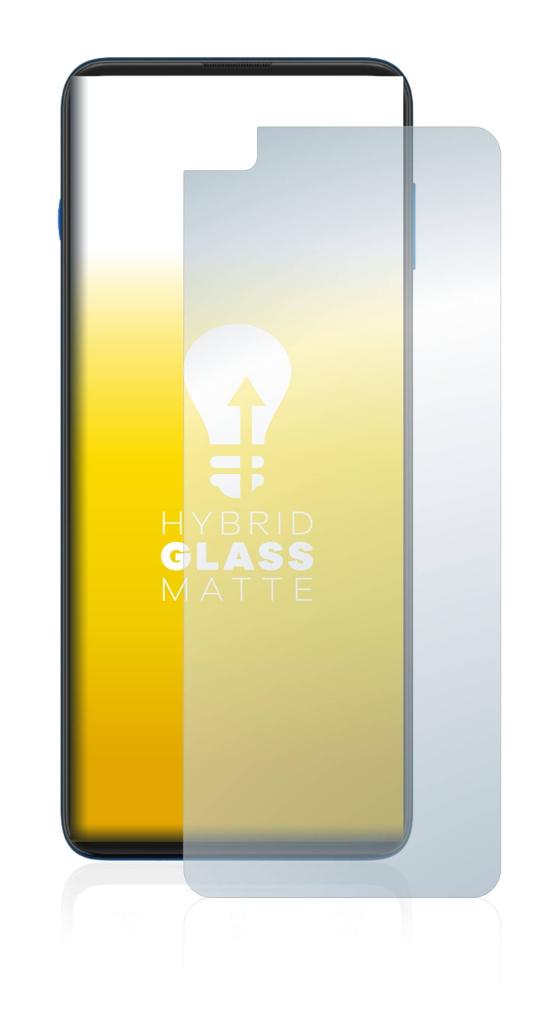 upscreen Flexible Schutz Glas Folie für Motorola Moto G100 Schutzglas 9H Hybridglas Matt Entspiegelt