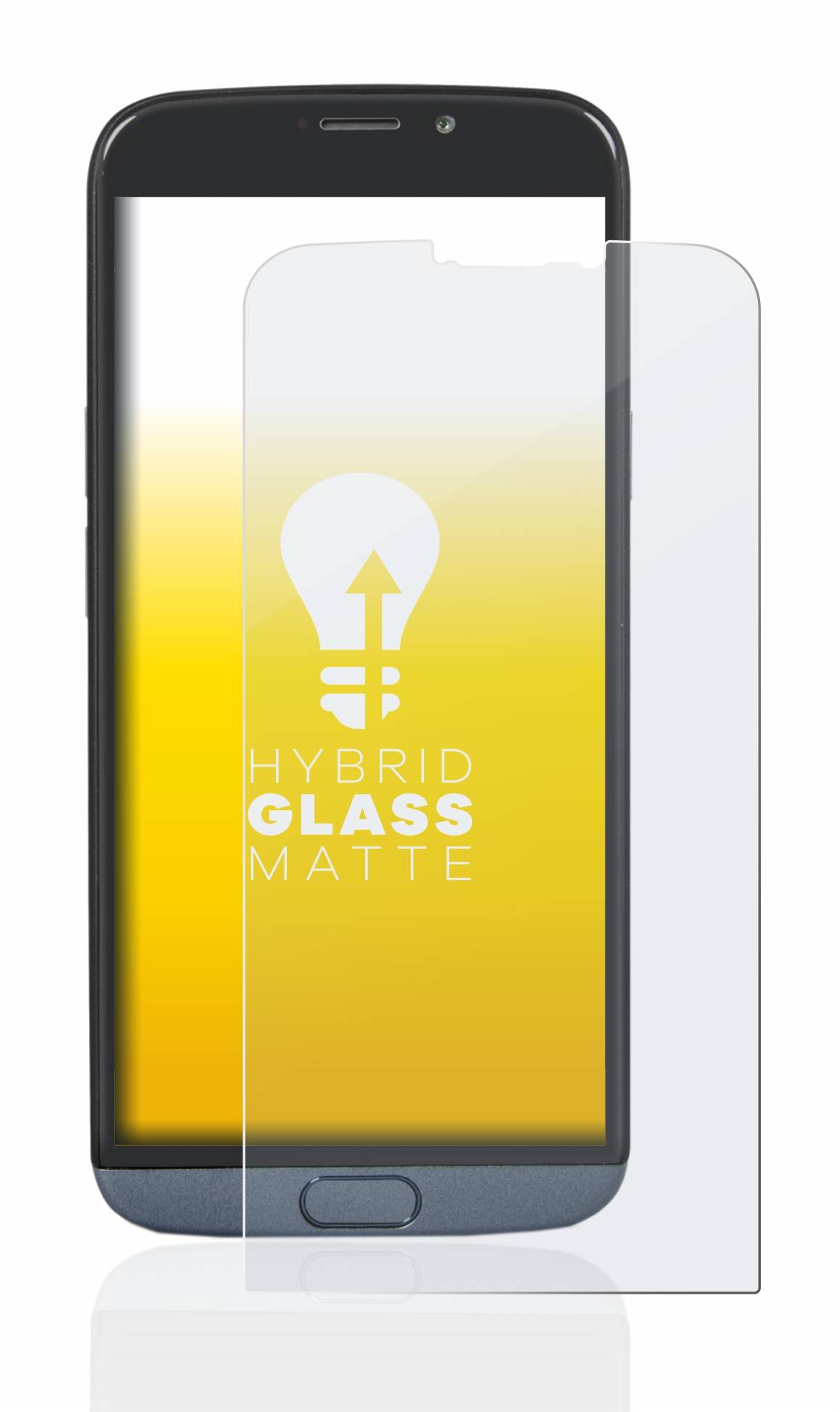 upscreen Flexible Schutz Glas Folie für Doro 8050 Plus Schutzglas 9H Hybridglas Matt Entspiegelt