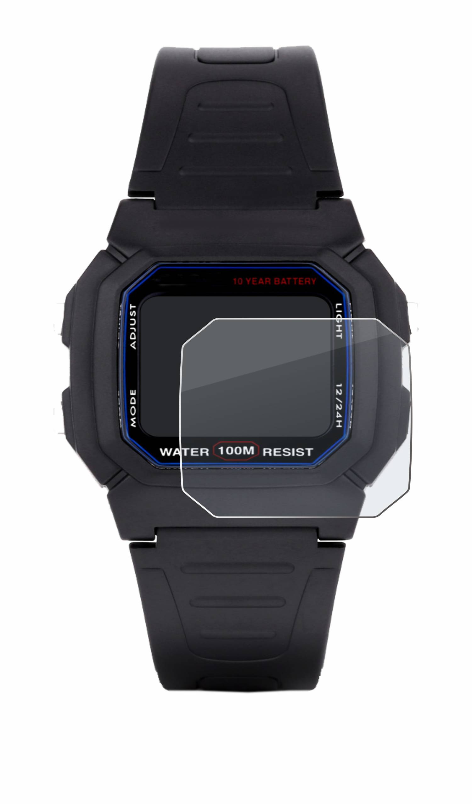 upscreen Hybrid Glass Matte Premium Schutzglas Folie für Casio