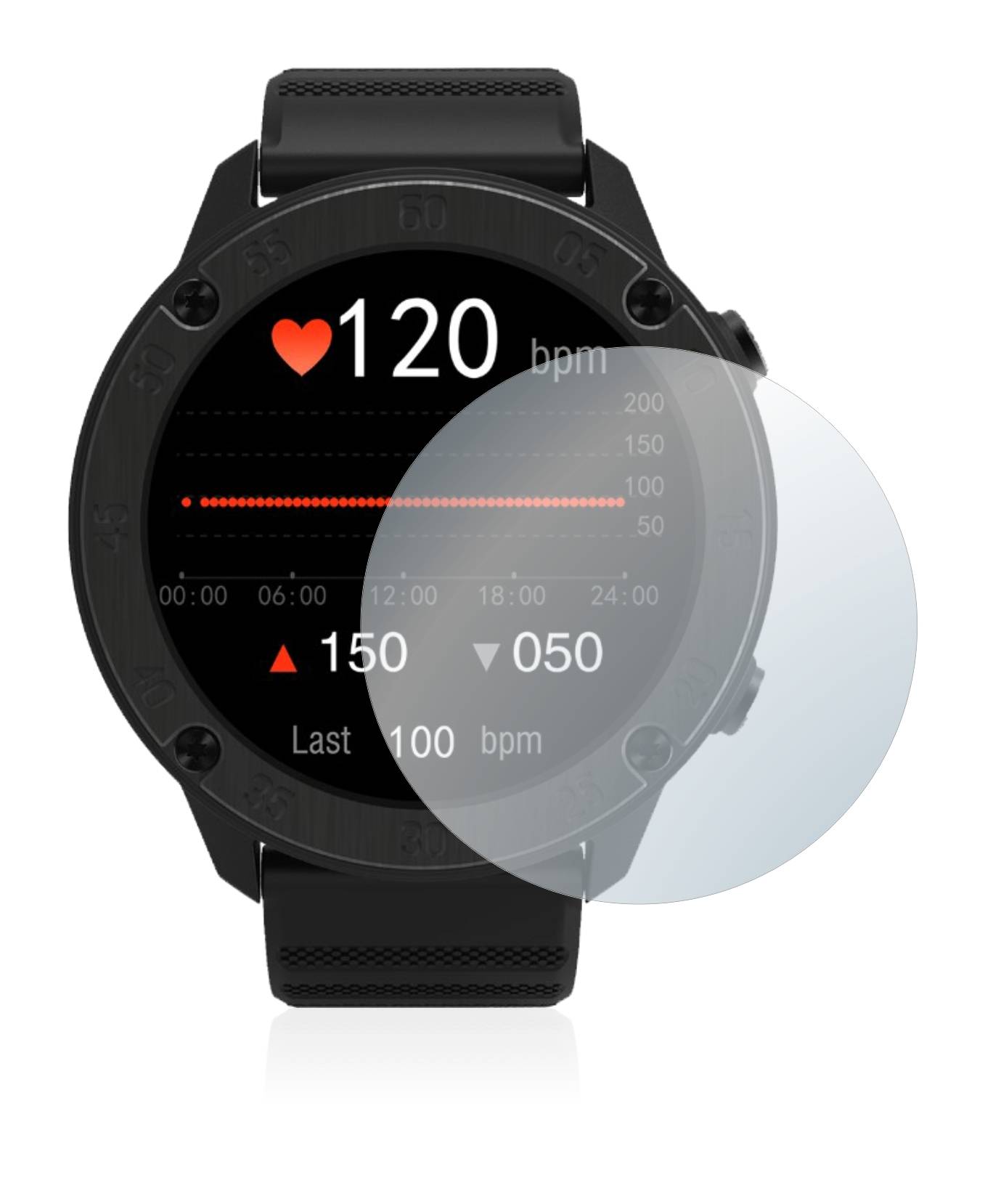 upscreen Hybrid Glass Matte Premium Schutzglas Folie für Blackview