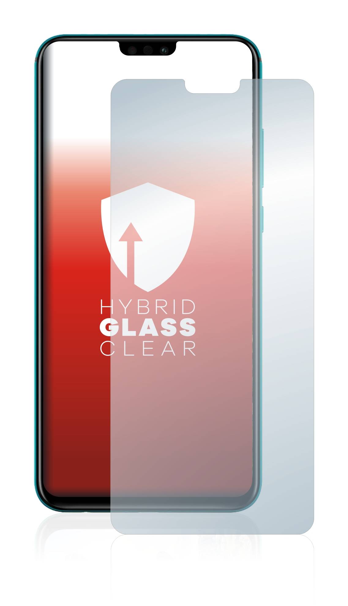 upscreen Flexible Schutz Glas Folie für Honor 9X Lite Schutzglas 9H Hybridglas Klar