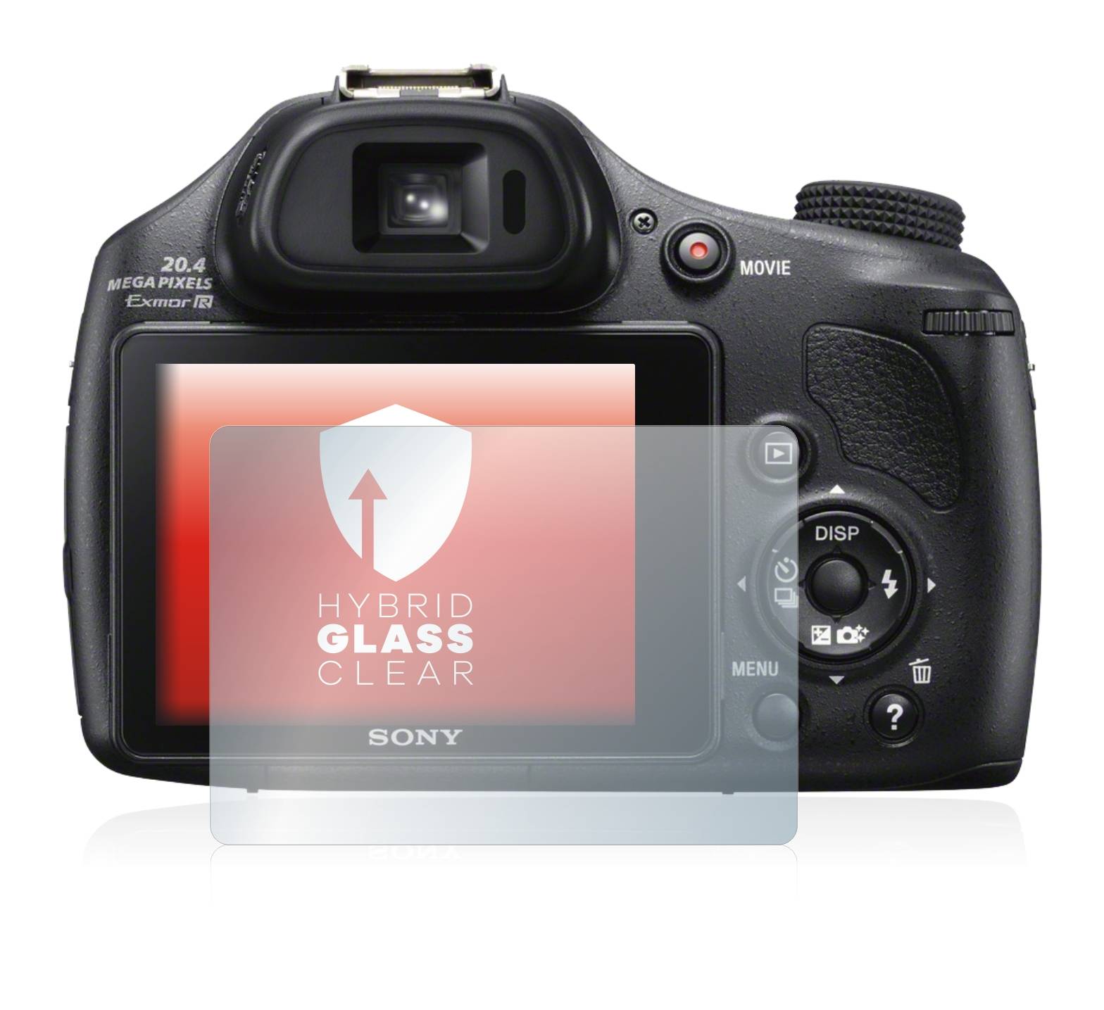 upscreen Flexible Schutz Glas Folie für Sony Cyber-Shot DSC-HX400V Schutzglas 9H Hybridglas Klar