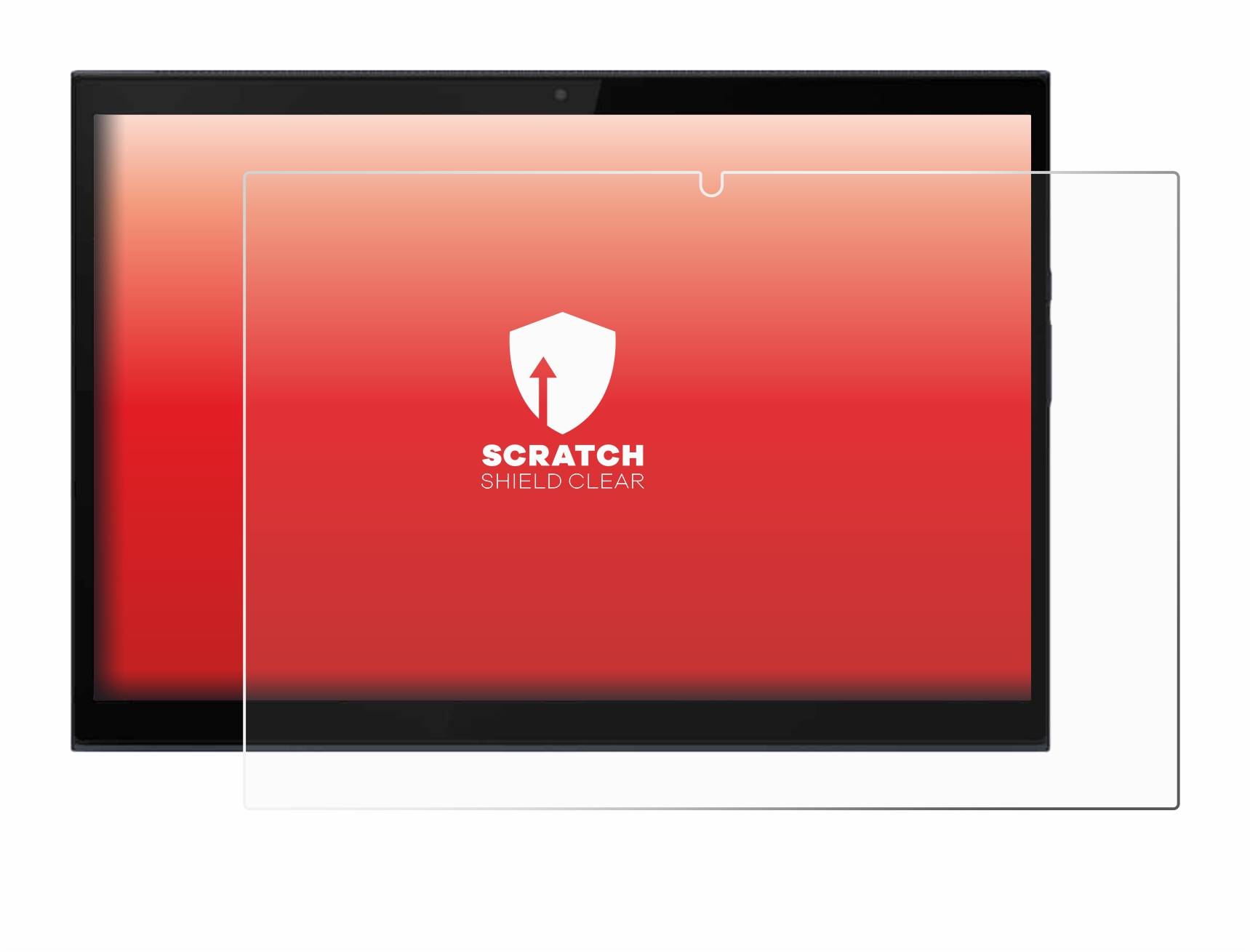 upscreen Schutzfolie für Lenovo Yoga Duet 7i 13" Kratzschutz Anti-Fingerprint Klar