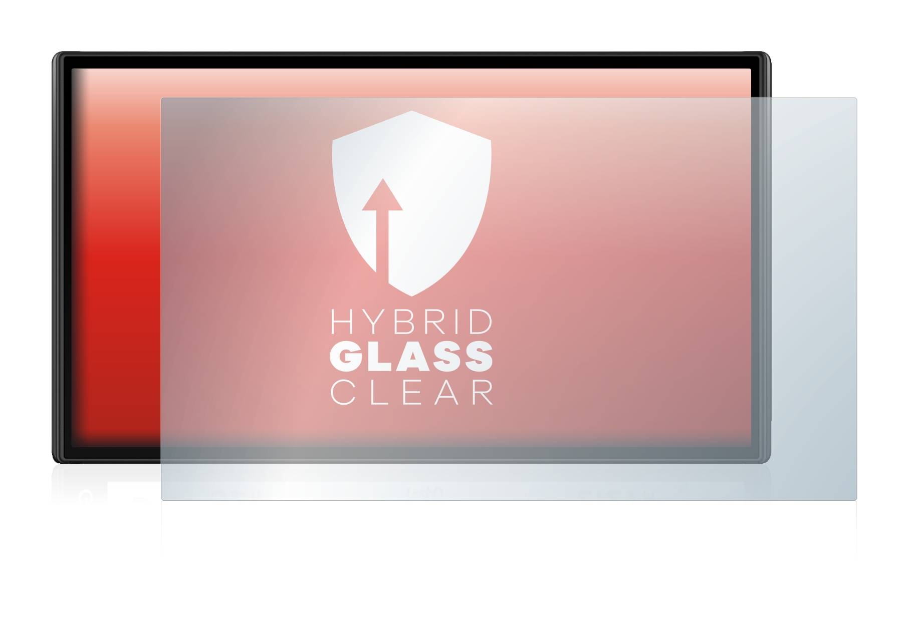 upscreen Hybrid Glass Clear Premium Schutzglas Folie für Garmin DriveSmart 61