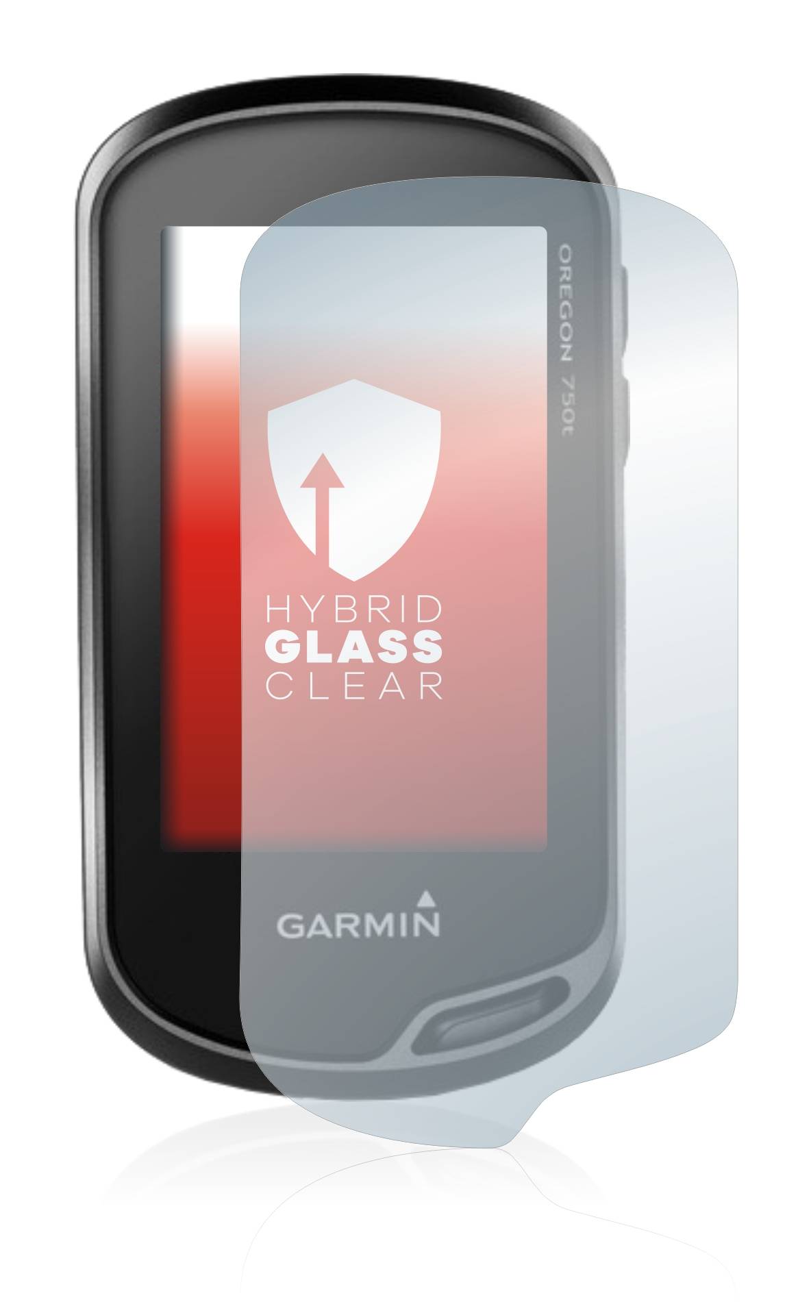 upscreen Hybrid Glass Clear Premium Schutzglas Folie für Garmin Oregon