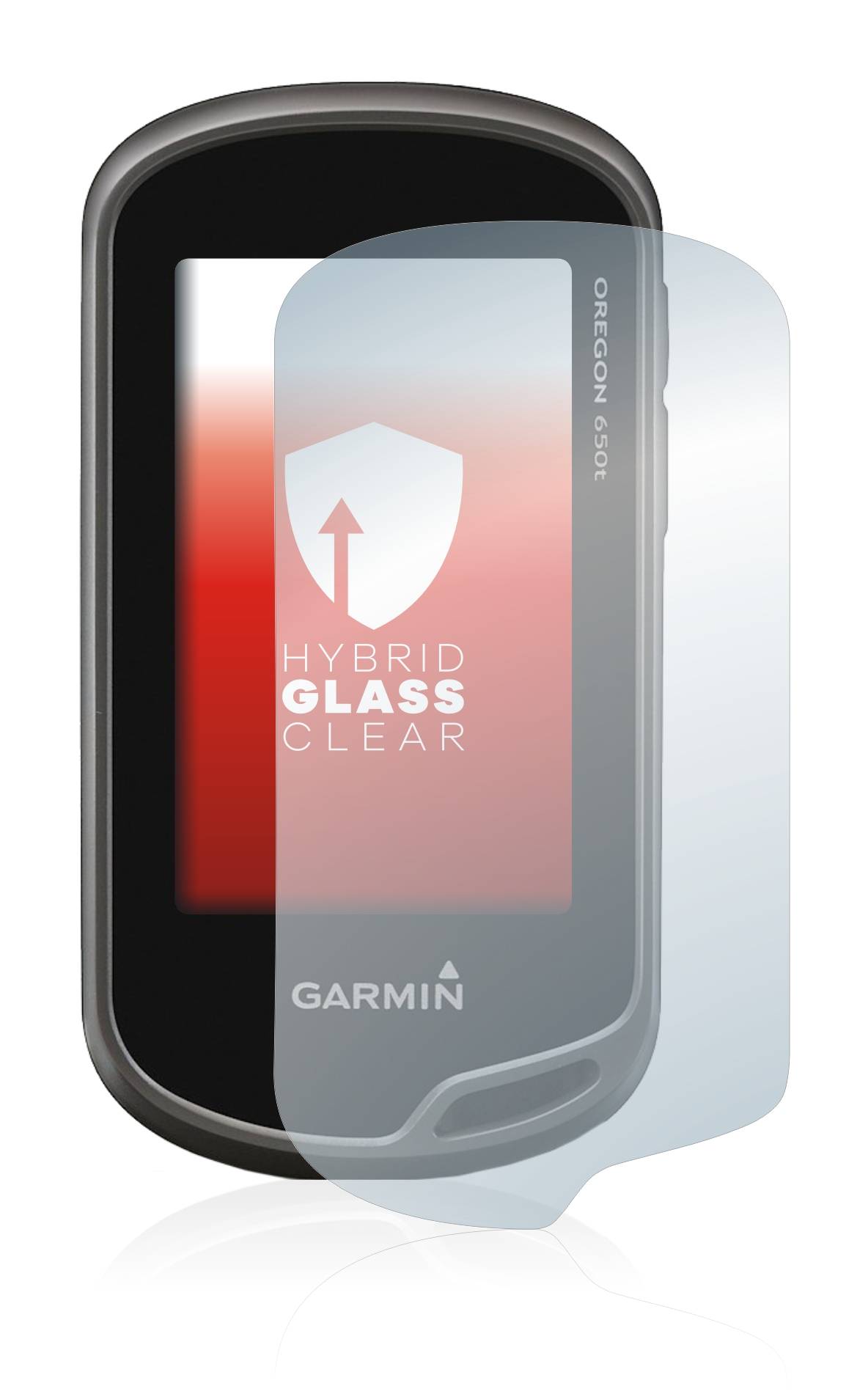 upscreen Flexible Schutz Glas Folie für Garmin Oregon 650t Schutzglas 9H Hybridglas Klar