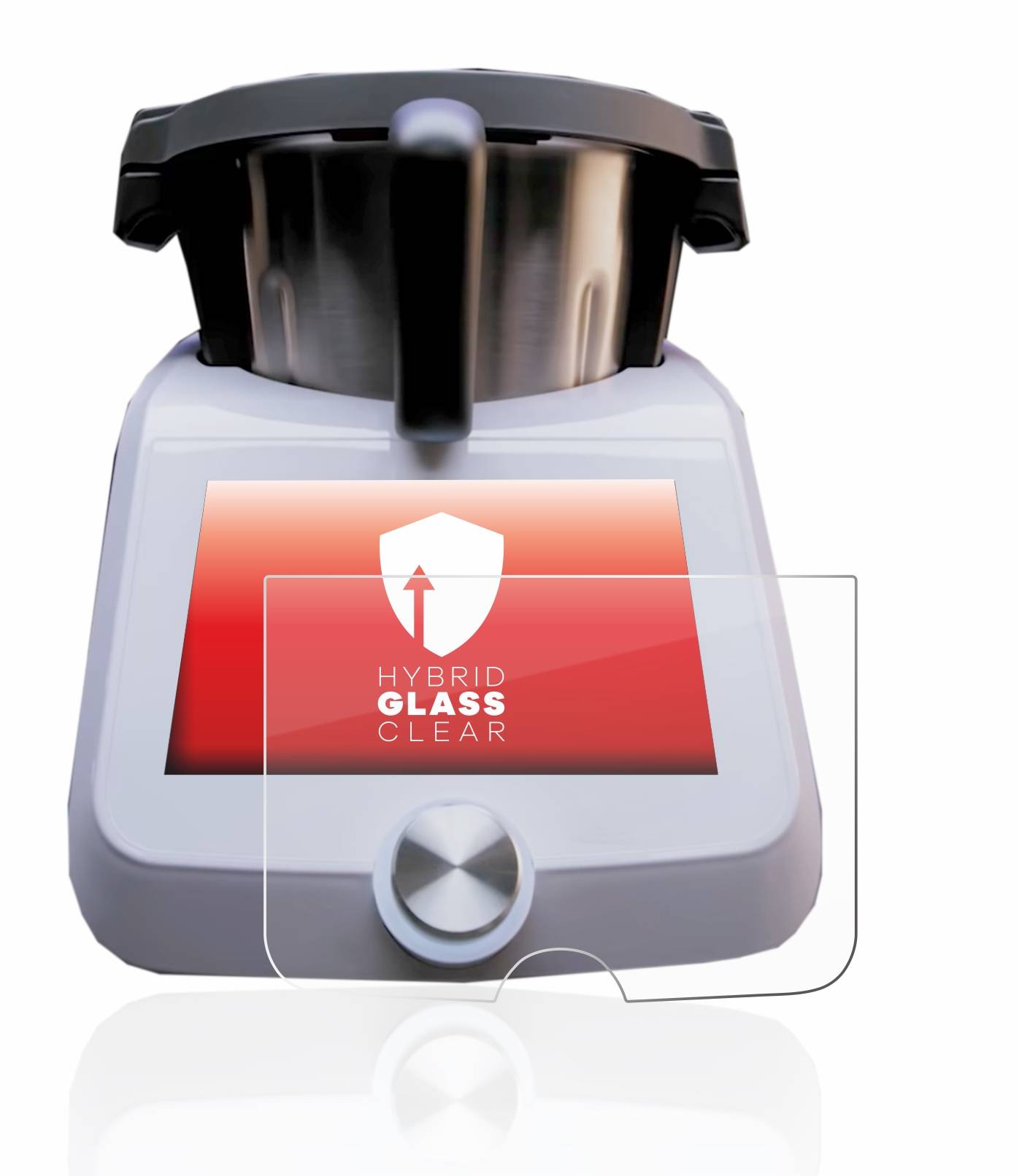 upscreen Flexible Schutz Glas Folie für SilverCrest Monsieur Cuisine Smart Schutzglas 9H Hybridglas Klar