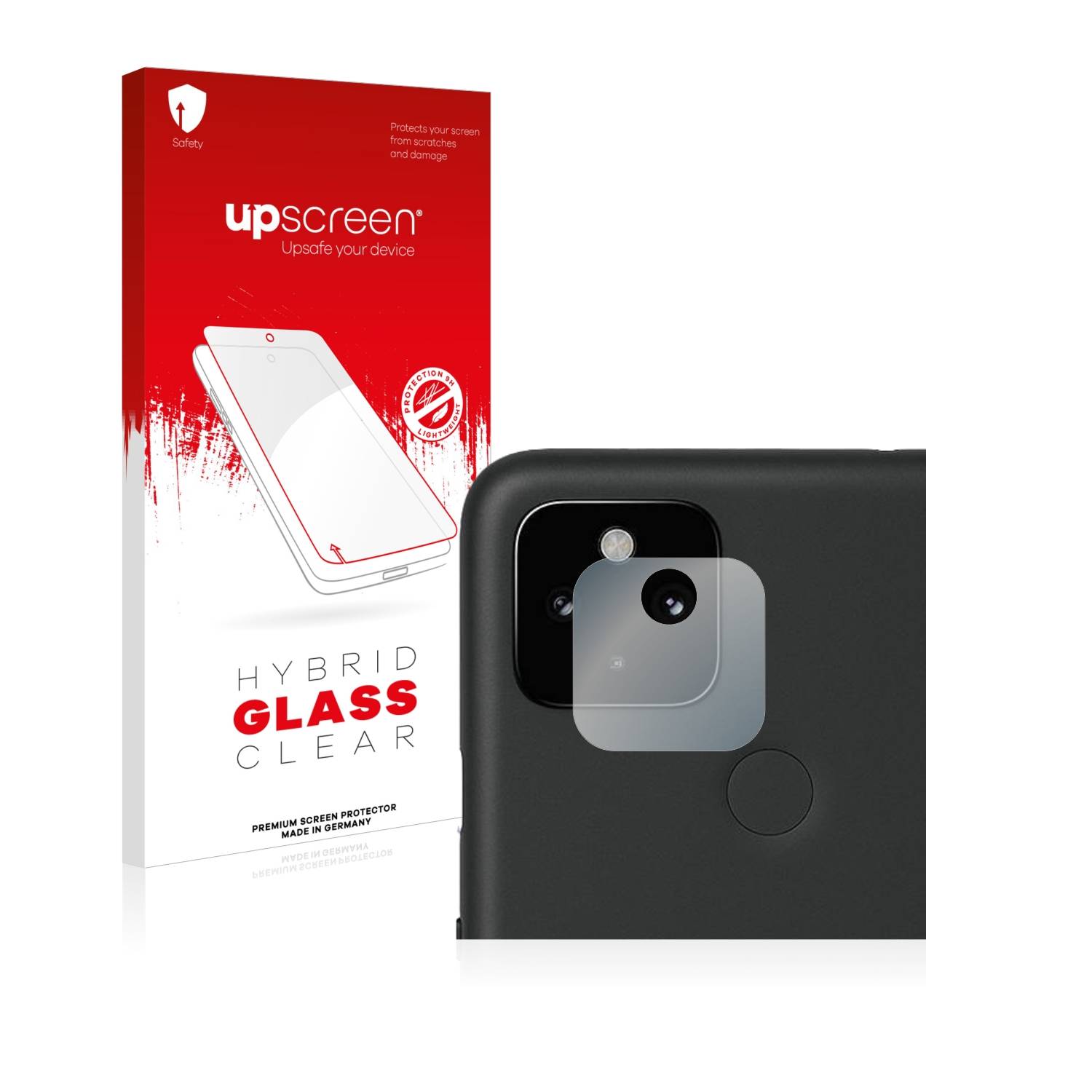 upscreen Flexible Schutz Glas Folie für Google Pixel 4a 5G (NUR Kameraschutz) Schutzglas 9H Hybridglas Klar