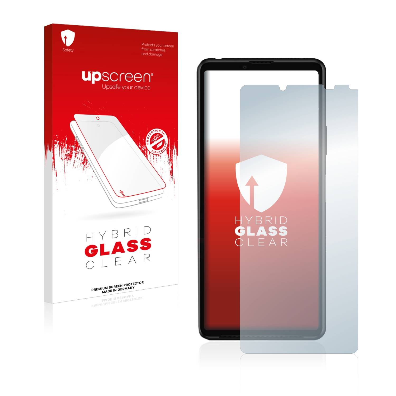 upscreen Hybrid Glas Schutz-Folie für Sony Xperia 10 III