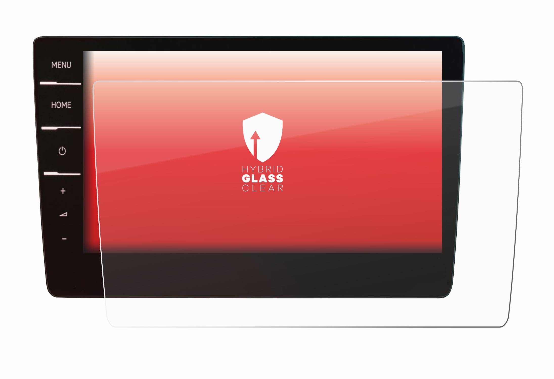 upscreen Flexible Schutz Glas Folie für Volkswagen Tiguan Allspace 2019 Discover Pro 9.2" 2019 Schutzglas 9H Hybridglas