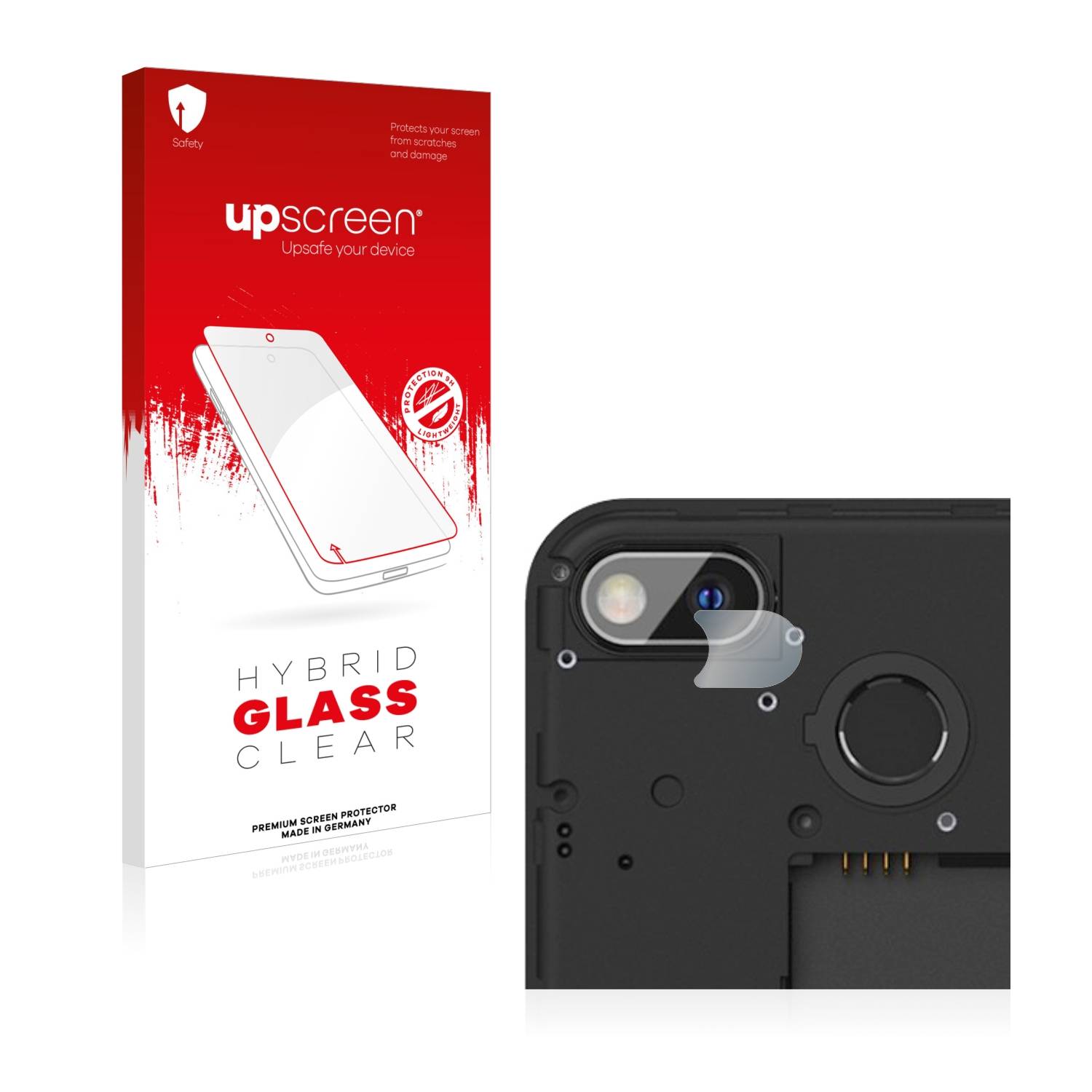 upscreen Flexible Schutz Glas Folie für Fairphone 3 Plus (NUR Kameraschutz) Schutzglas 9H Hybridglas Klar
