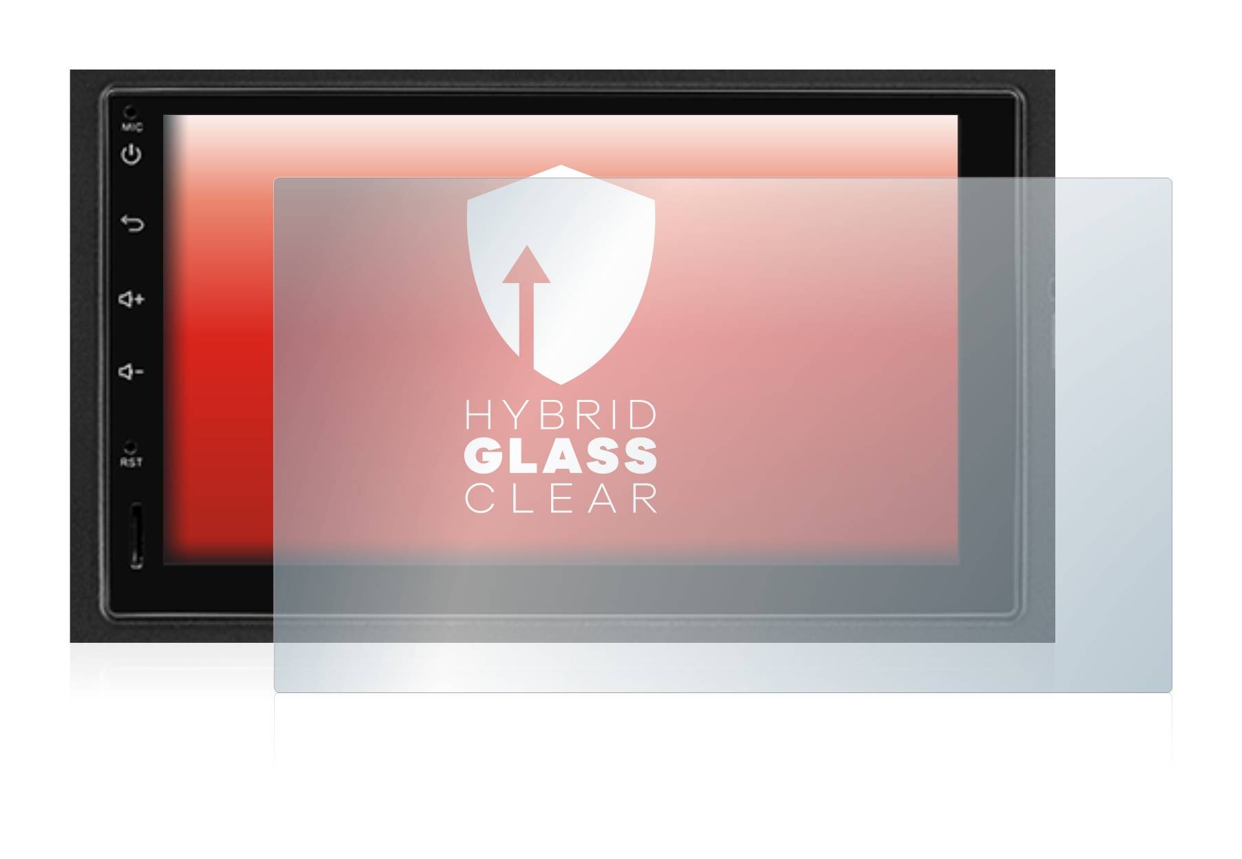 upscreen Hybrid Glass Clear Premium Schutzglas Folie für Eonon
