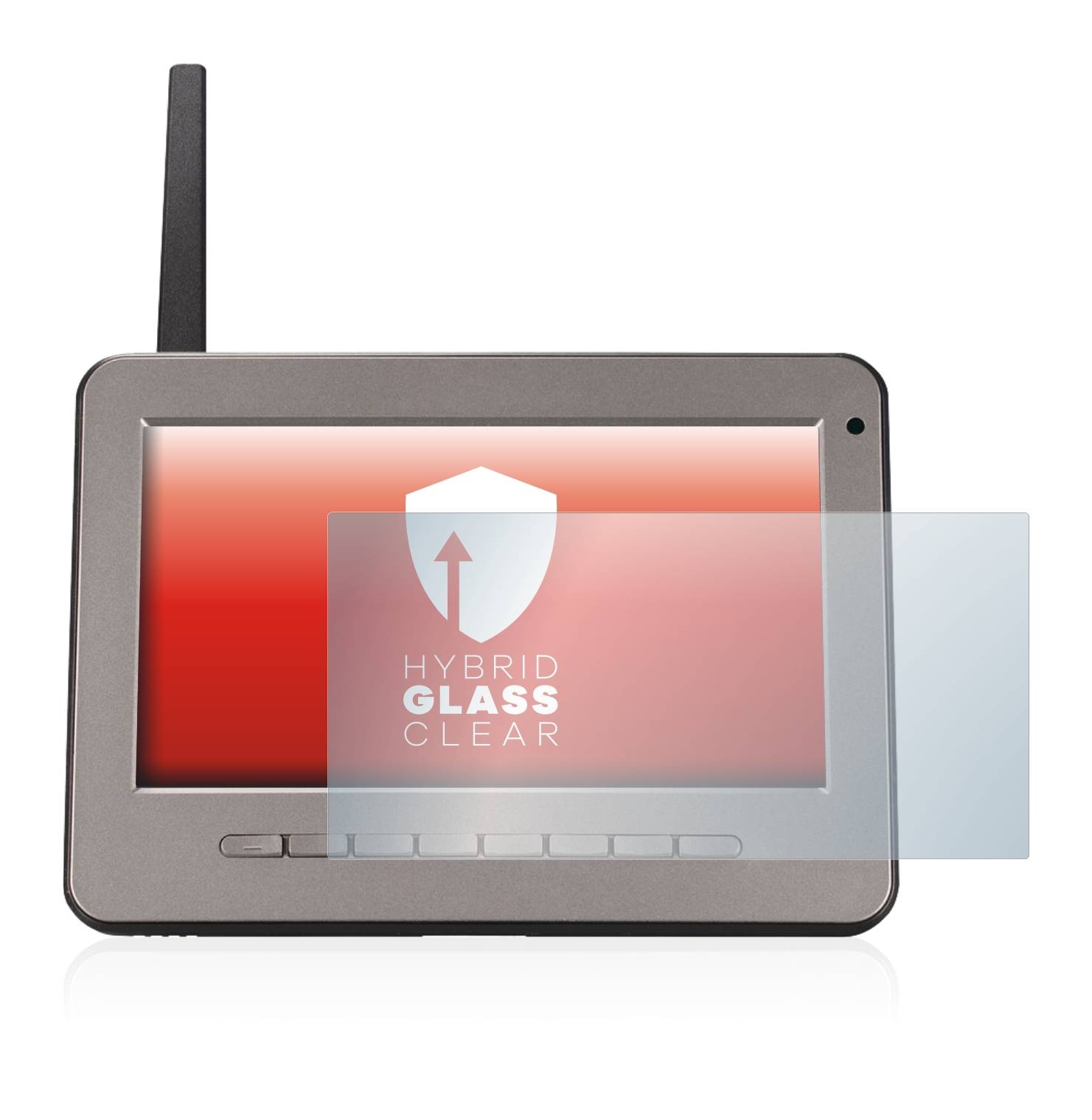upscreen Hybrid Glass Clear Premium Schutzglas Folie für Bresser