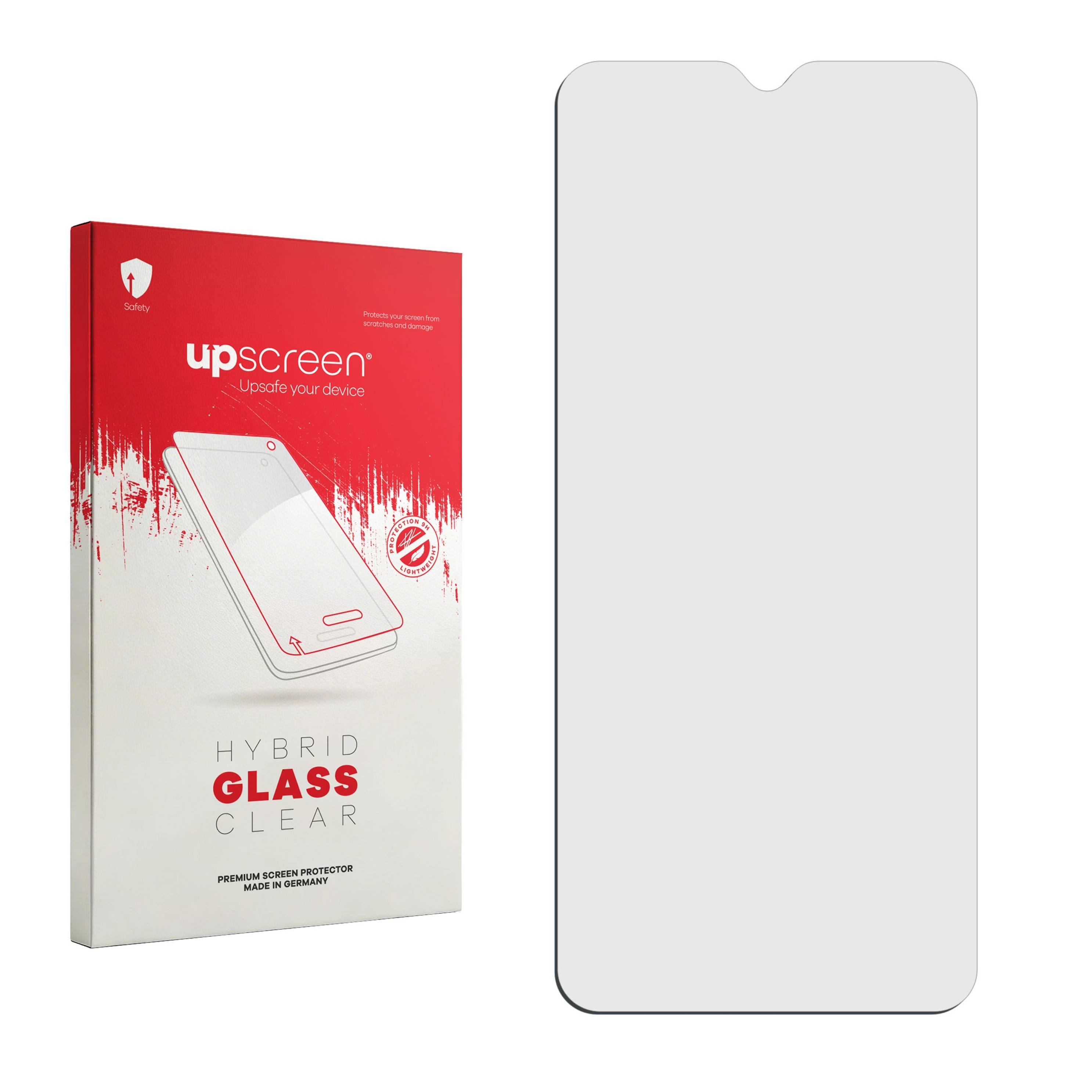 upscreen Flexible Schutz Glas Folie für Samsung Galaxy A03 Schutzglas 9H Hybridglas Klar