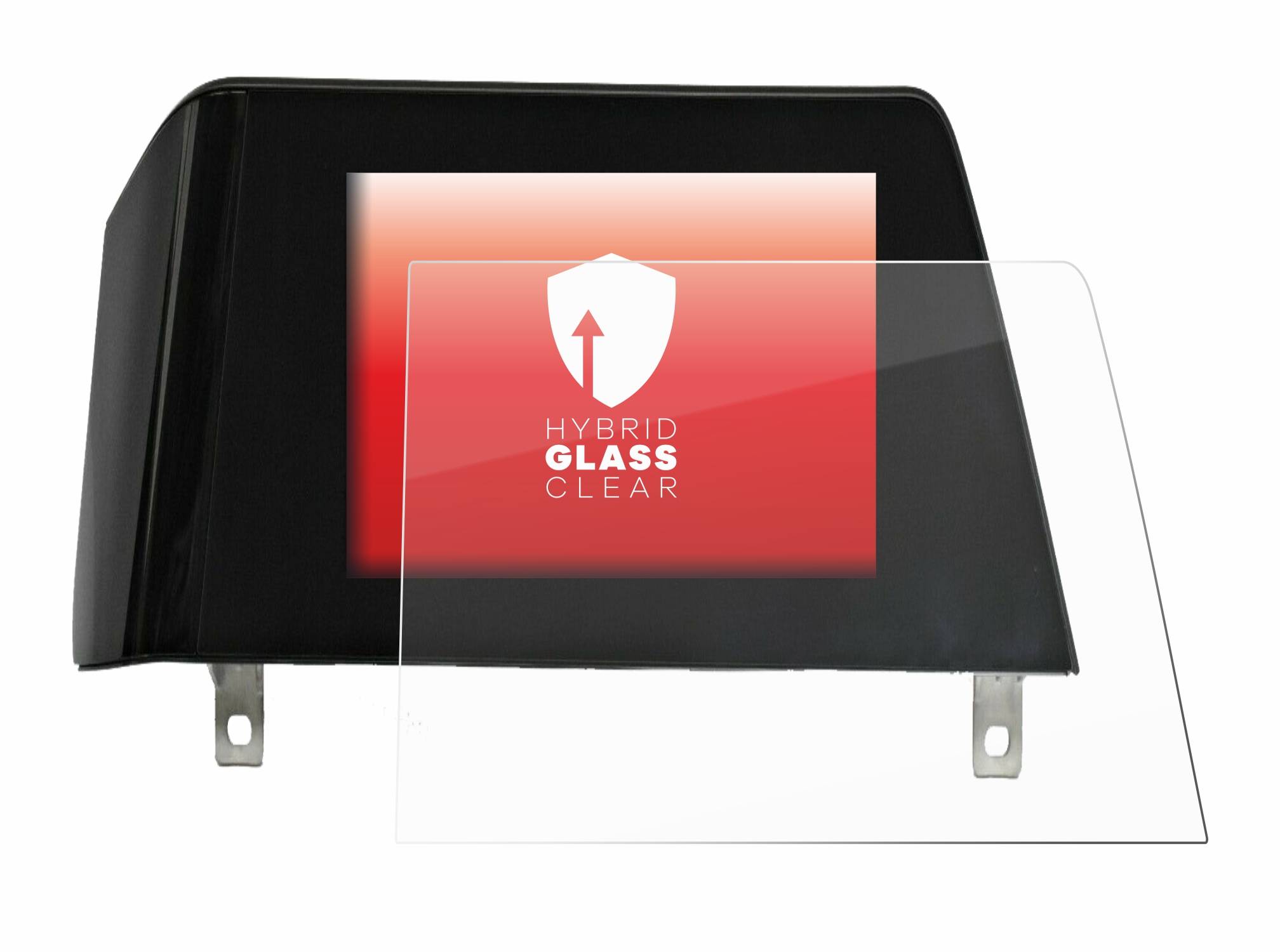 upscreen Hybrid Glass Clear Premium Schutzglas Folie für BMW 3 G21 2020 Infotainment System