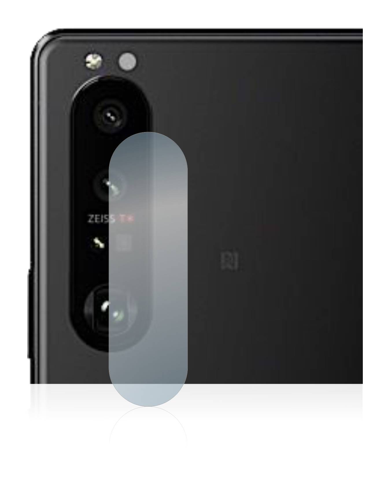 upscreen Flexible Schutz Glas Folie für Sony Xperia 5 III (NUR Kameraschutz) Schutzglas 9H Hybridglas Klar