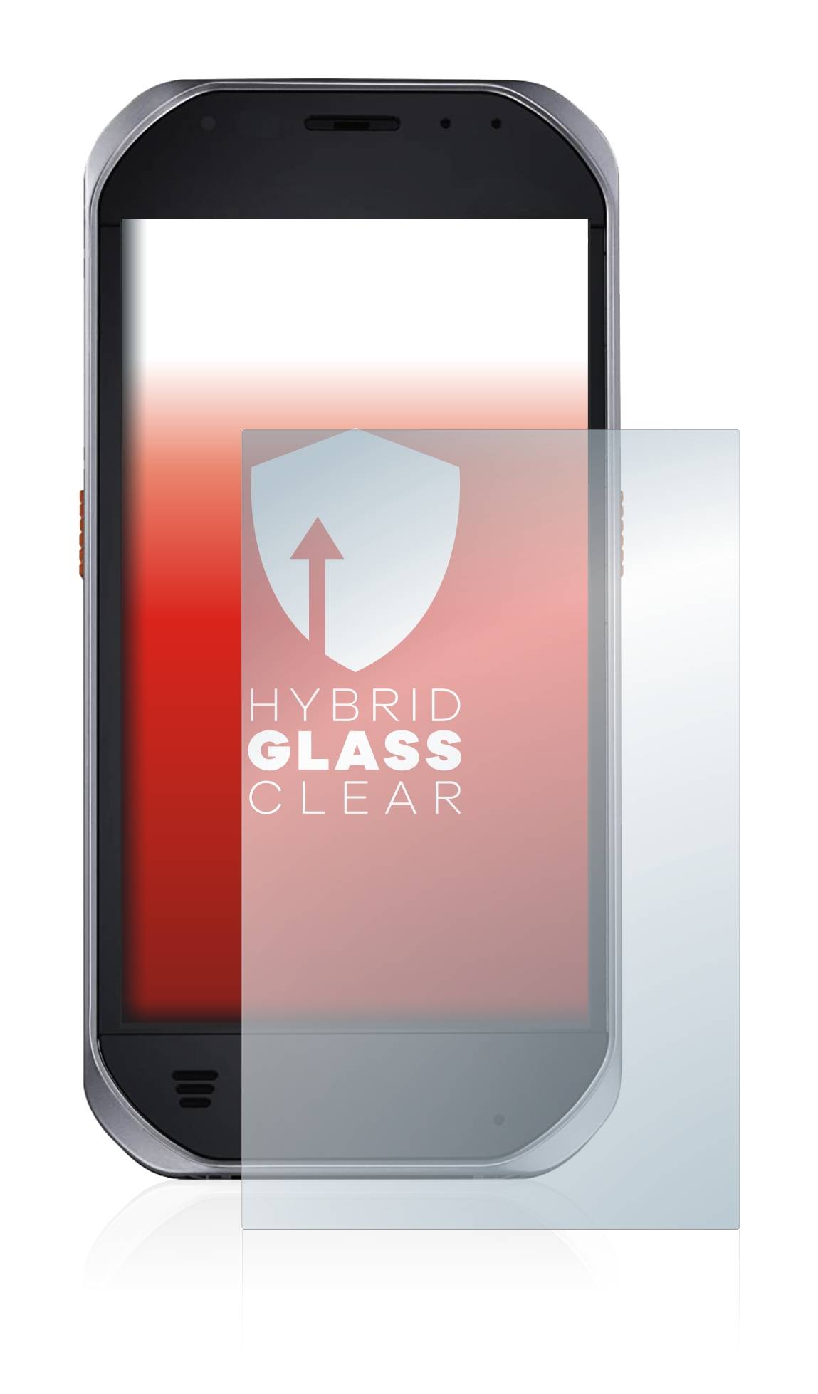 upscreen Hybrid Glass Clear Premium Schutzglas Folie für Panasonic Toughbook