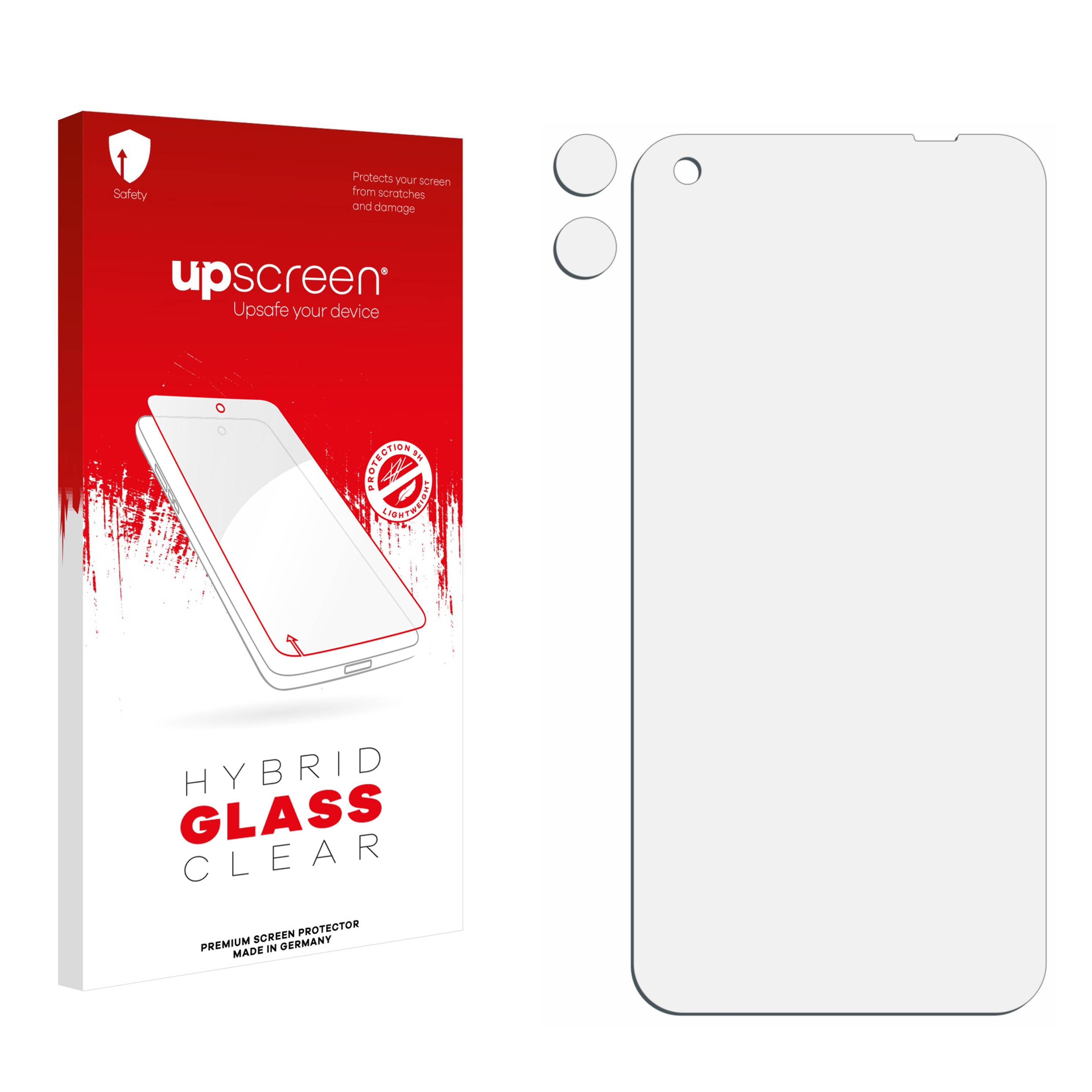 upscreen Flexible Schutz Glas Folie für Nothing Phone (1) (Display+Kamera) Schutzglas 9H Hybridglas Klar