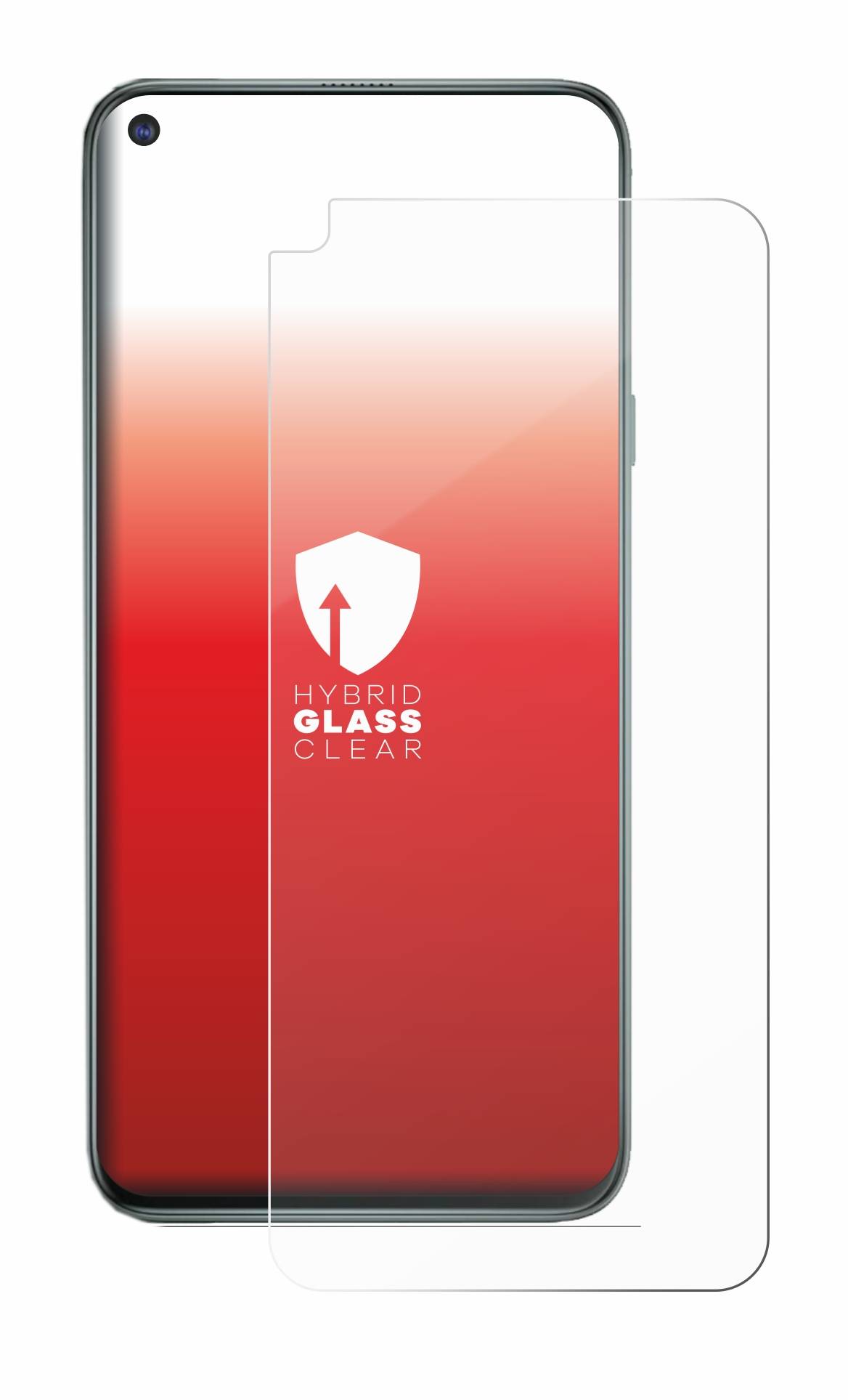 upscreen Flexible Panzerglasfolie für Cubot C30 Schutzglas 9H Hybridglas Klar