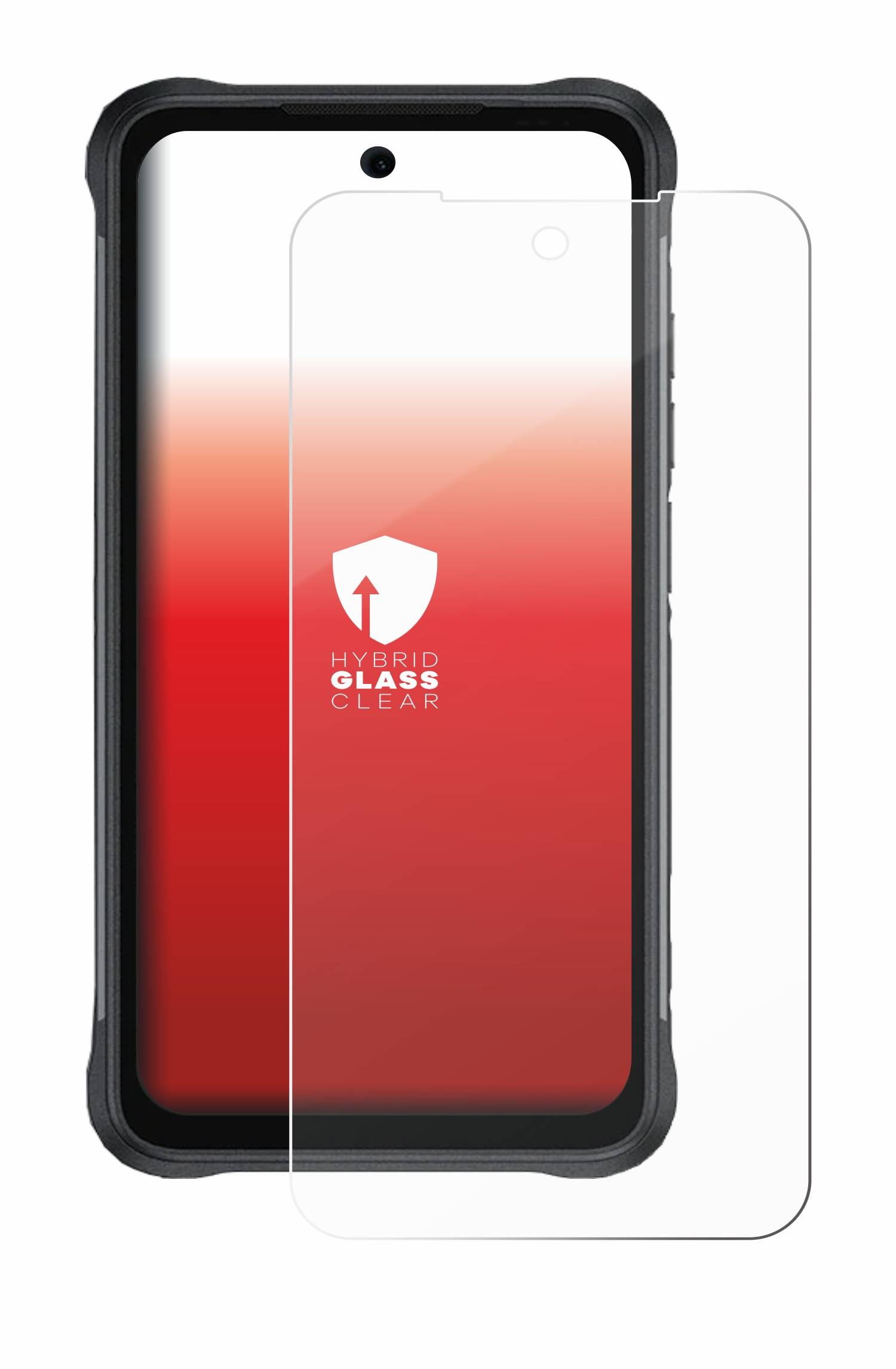 upscreen Flexible Schutz Glas Folie für Umidigi Bison 2 Pro Schutzglas 9H Hybridglas Klar