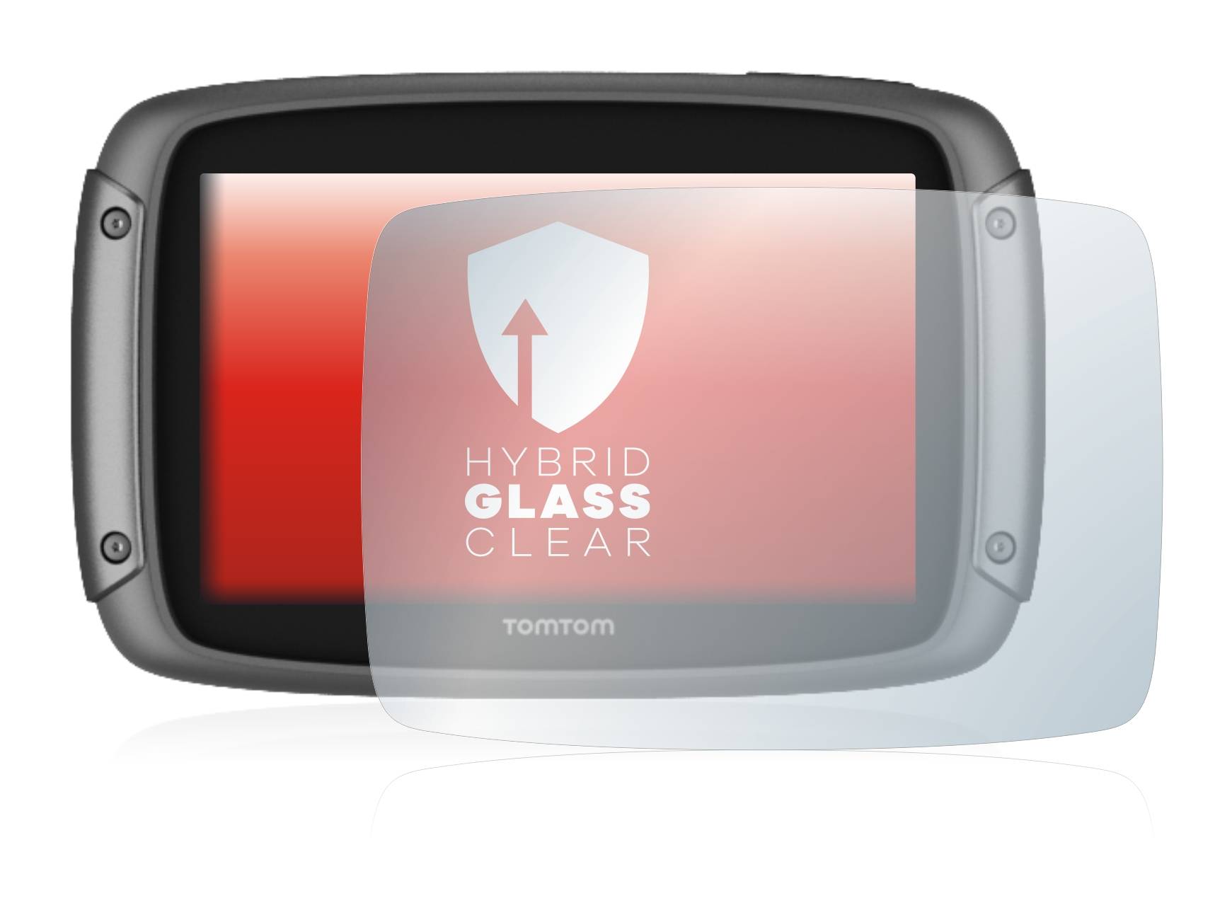upscreen Flexible Schutz Glas Folie für TomTom Rider 500 Schutzglas 9H Hybridglas Klar