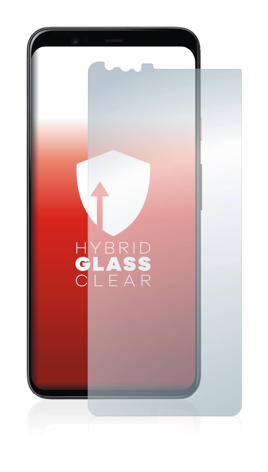 upscreen Flexible Schutz Glas Folie für Google Pixel 4 XL Schutzglas 9H Hybridglas Klar