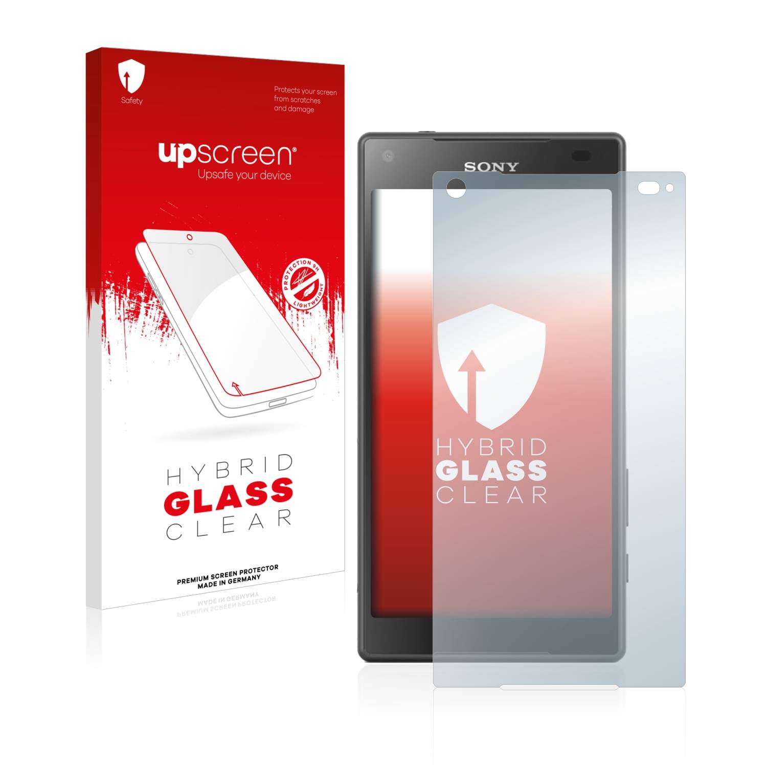 upscreen Flexible Schutz Glas Folie für Sony Xperia Z5 Compact Schutzglas 9H Hybridglas Klar