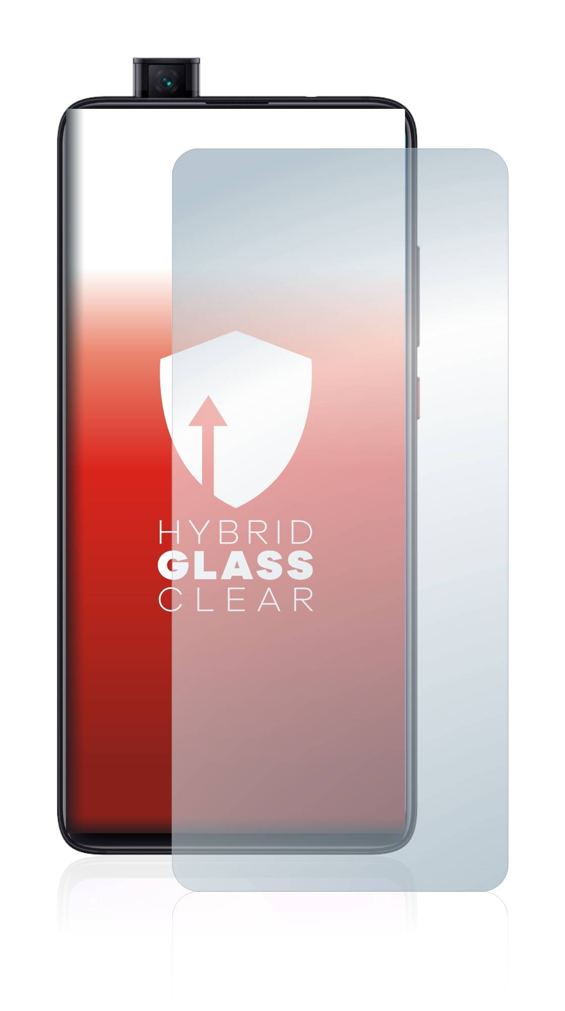 upscreen Flexible Schutz Glas Folie für Xiaomi Mi 9T Schutzglas 9H Hybridglas Klar