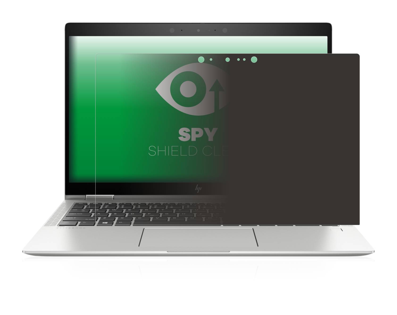 upscreen Spy Shield Clear Premium Blickschutzfolie für HP Elitebook x360 1040