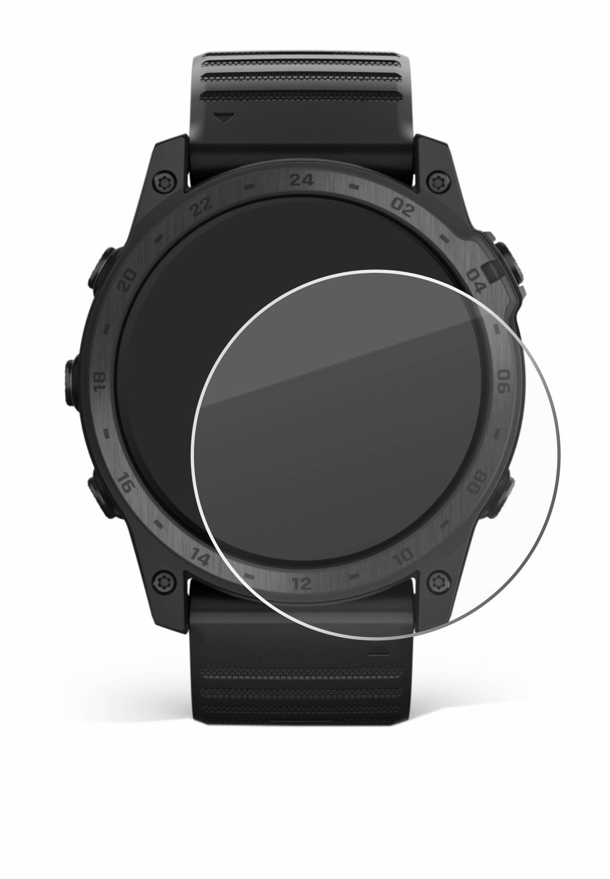 Savvies Panzerglas für Garmin Tactix 7 Pro Echtglas 9H-Härte Schutzglas Klar