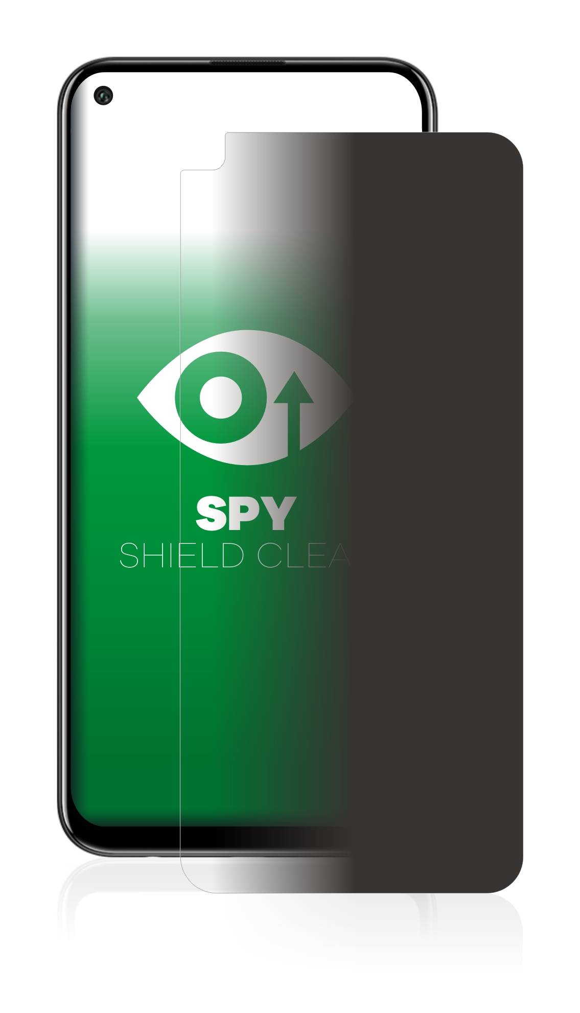 upscreen Blickschutzfolie für Huawei P40 Lite E Anti-Spy Privacy Blaulichtschutz Sichtschutzfolie