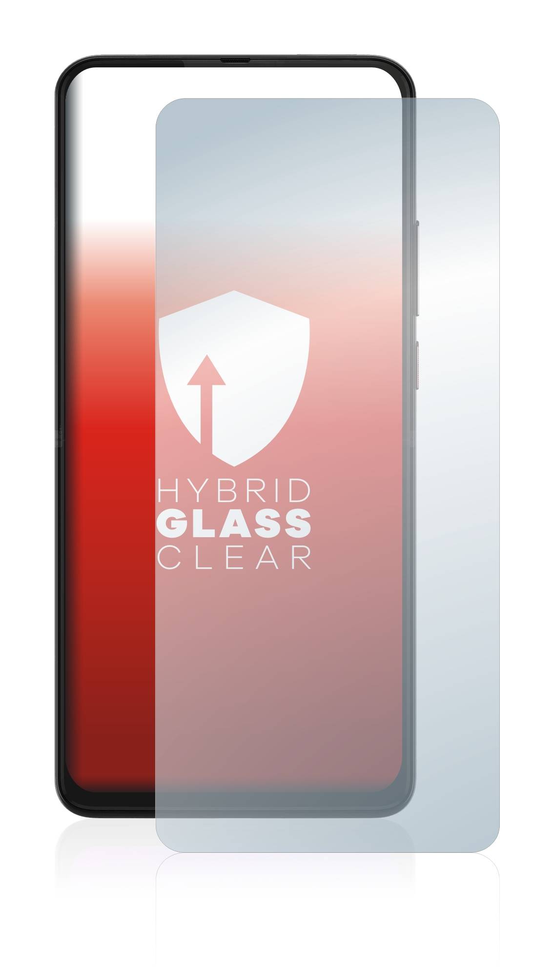 upscreen Flexible Schutz Glas Folie für Motorola One Hyper Schutzglas 9H Hybridglas Klar