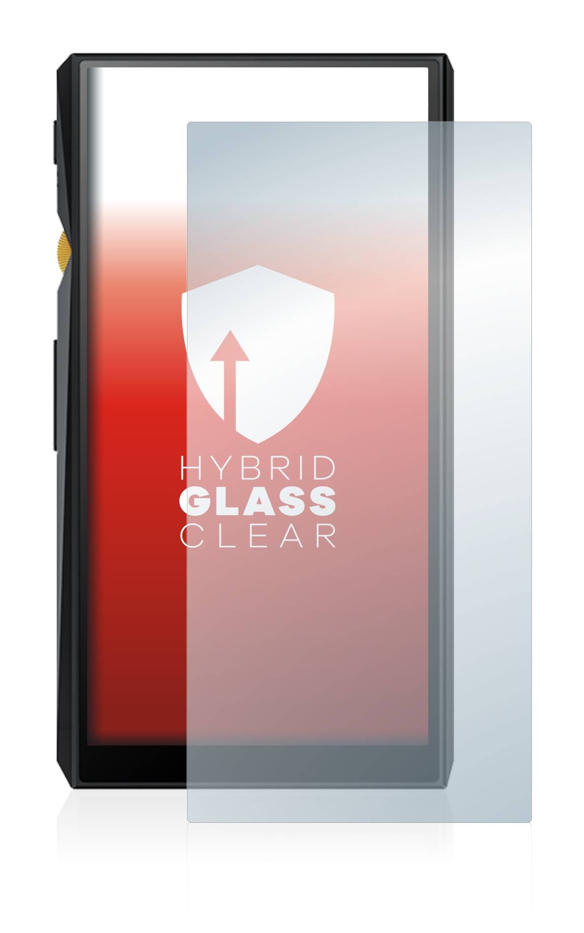 upscreen Flexible Schutz Glas Folie für FiiO M11 Schutzglas 9H Hybridglas Klar