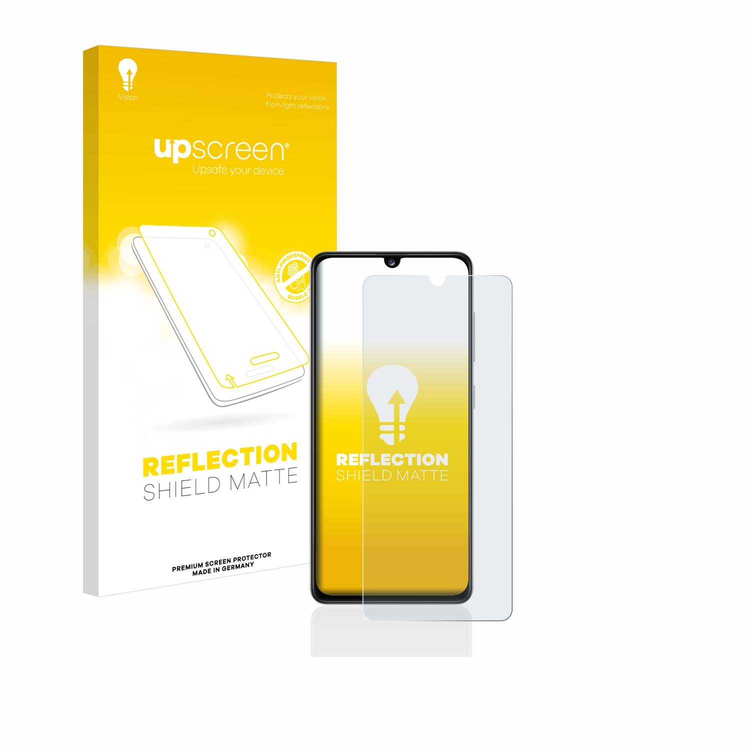 upscreen Schutzfolie für Samsung Galaxy A41 Folie Matt Entspiegelt Anti-Reflex