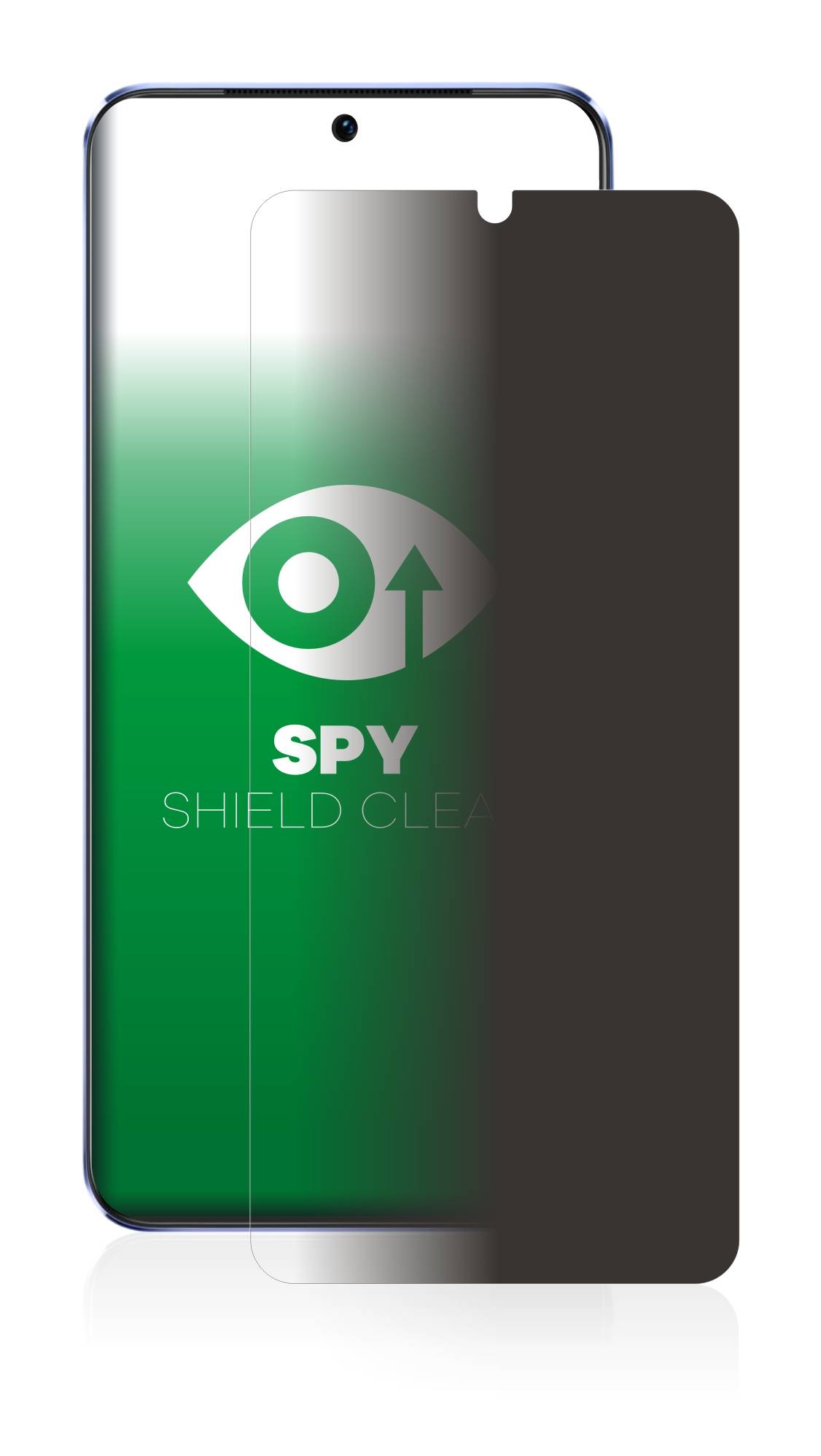 upscreen Blickschutzfolie für Vivo V21 5G Anti-Spy Privacy Blaulichtschutz Sichtschutzfolie