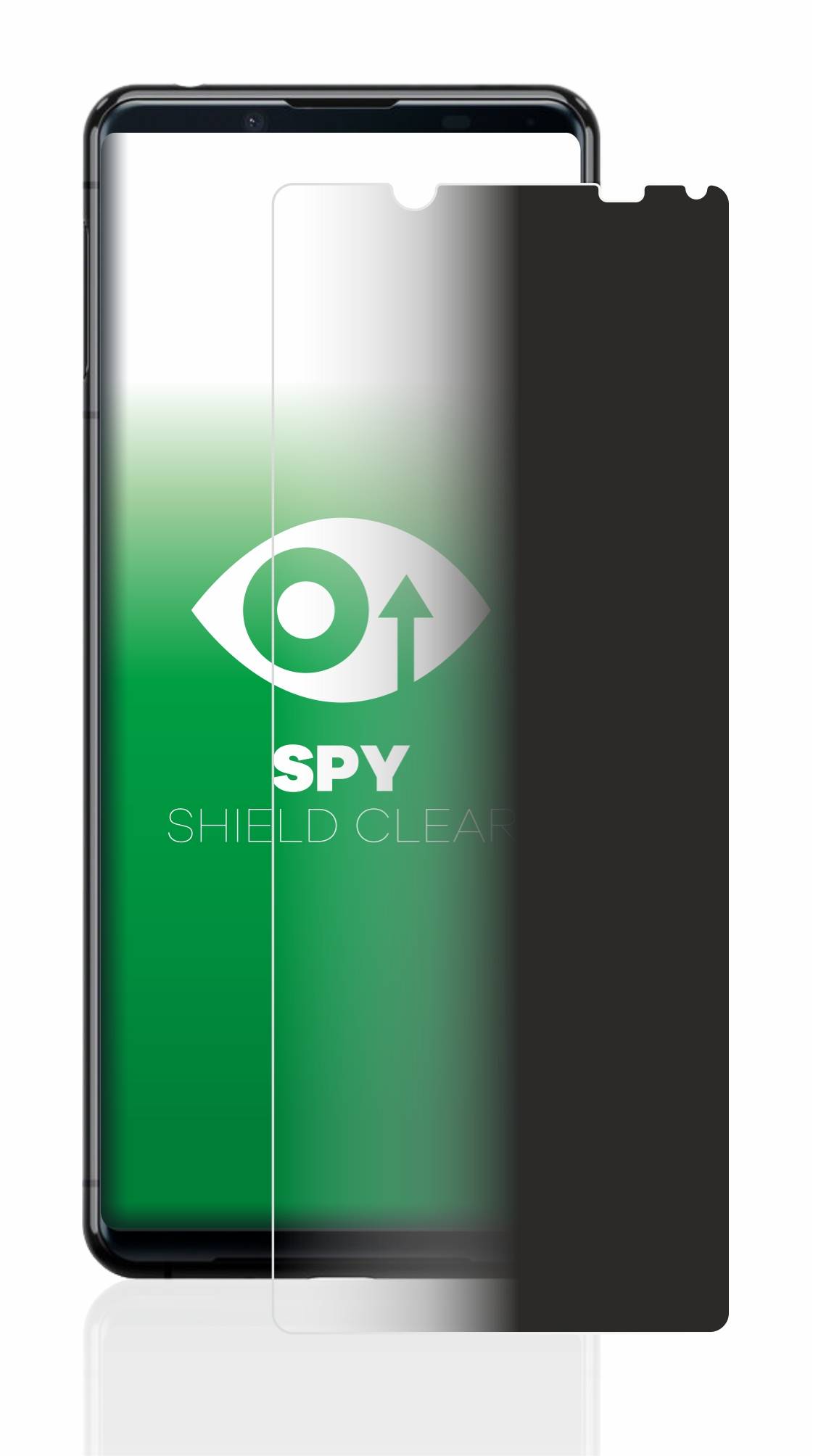 upscreen Blickschutzfolie für Sony Xperia 5 II Anti-Spy Privacy Blaulichtschutz Sichtschutzfolie