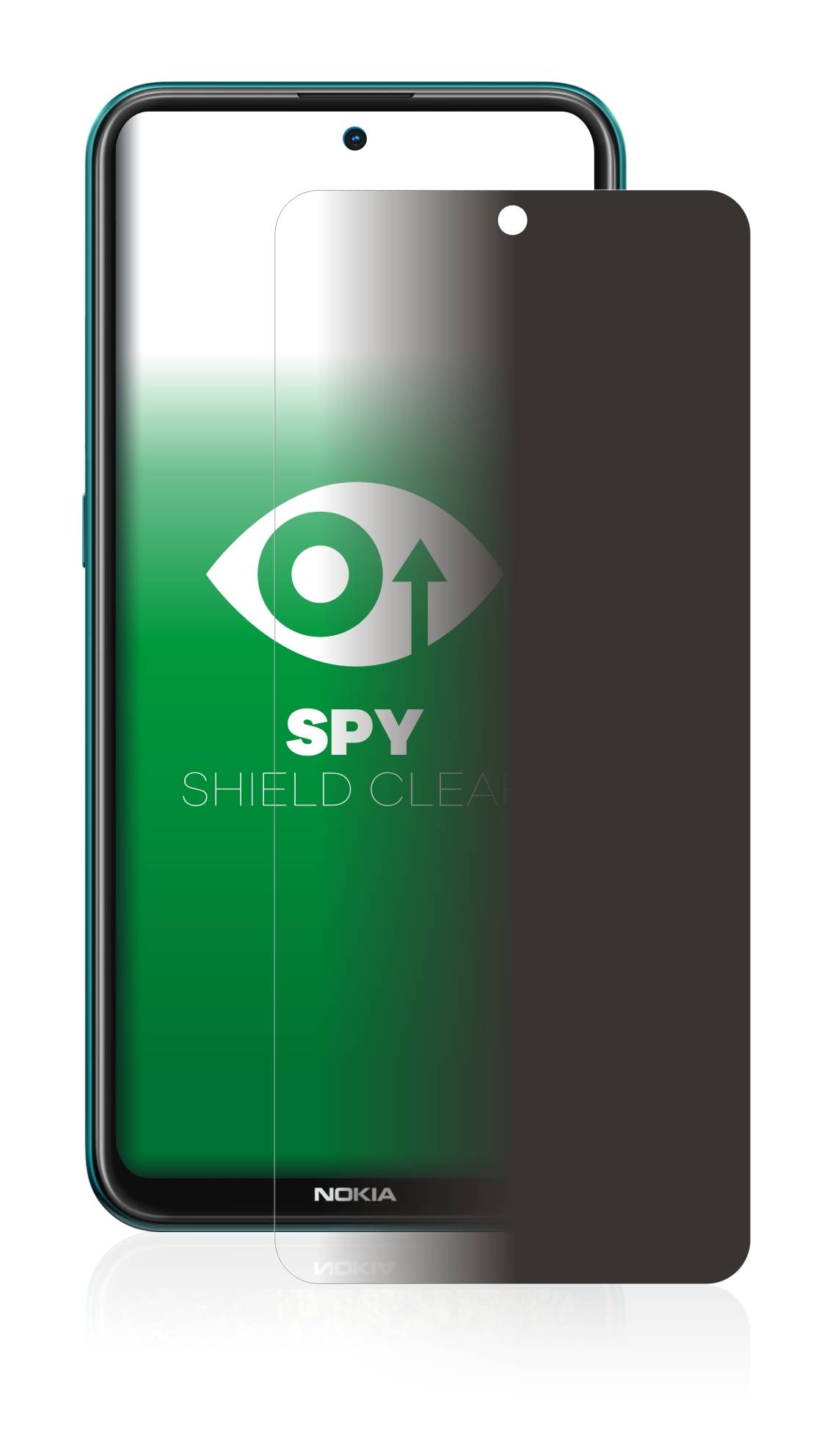 upscreen Blickschutzfolie für Nokia X10 Anti-Spy Privacy Blaulichtschutz Sichtschutzfolie