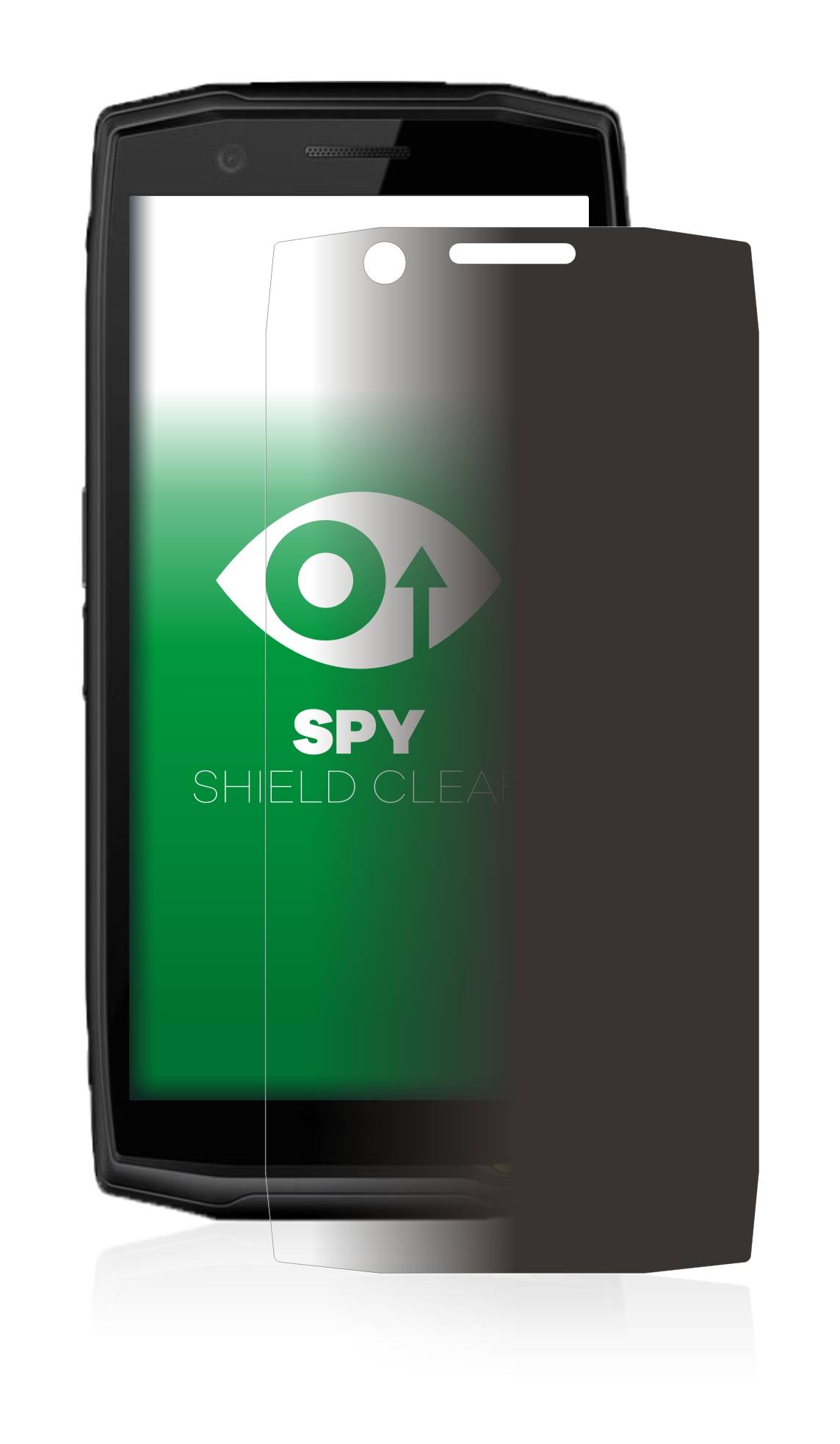 upscreen Blickschutzfolie für Crosscall Action-X5 Anti-Spy Privacy Blaulichtschutz Sichtschutzfolie