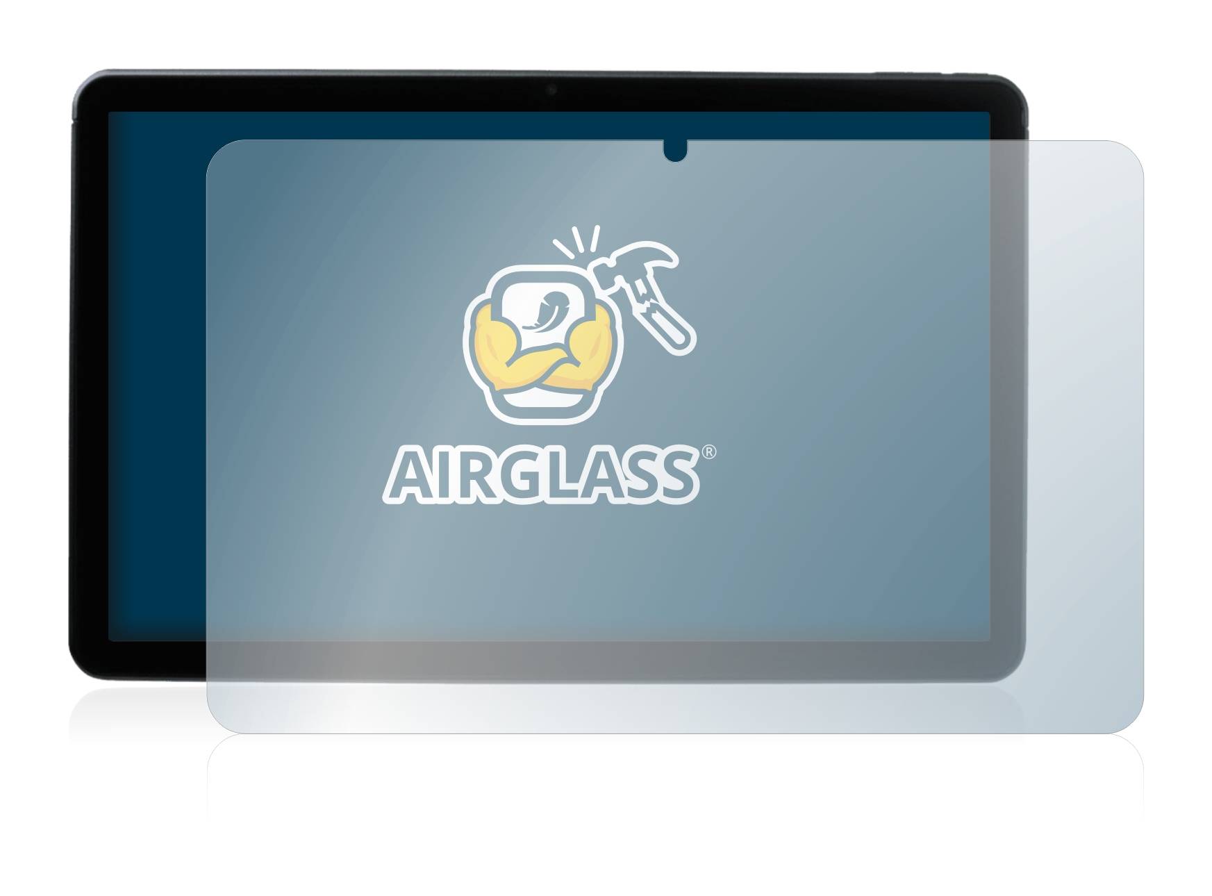 BROTECT AirGlass Flexible Schutz Glas Folie für MEDION Lifetab P10752 Klar Transparent