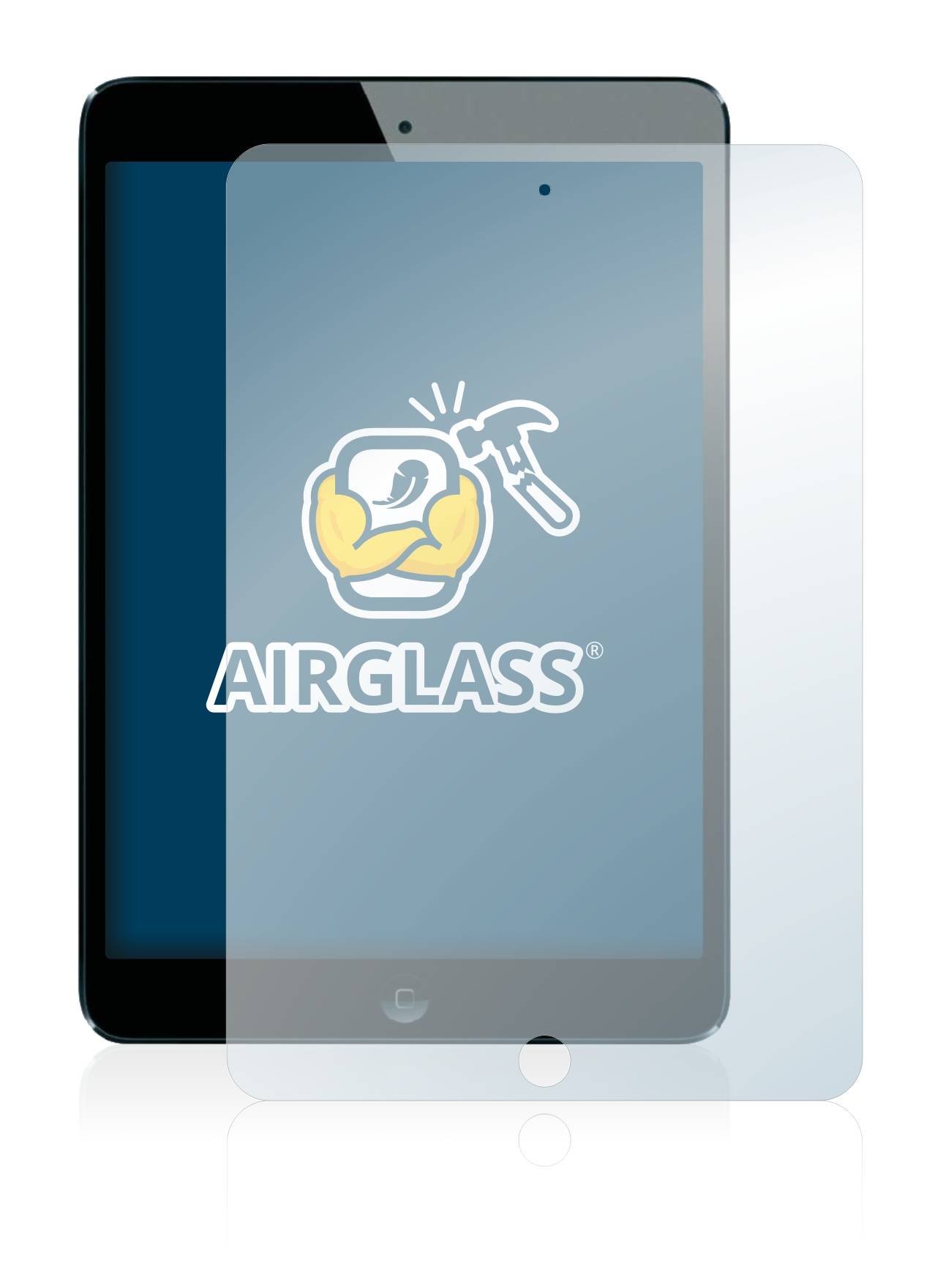 BROTECT AirGlass Schutzglas Folie für Apple iPad Mini 1