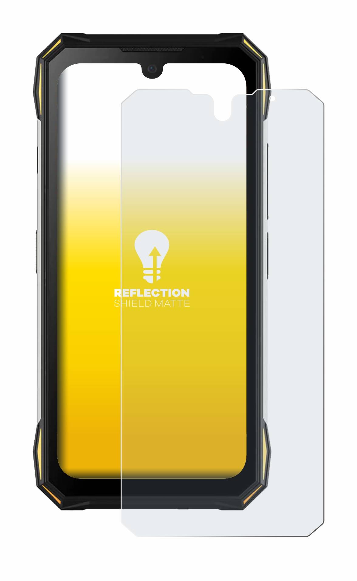 upscreen Schutzfolie für Doogee S89 Pro Folie Matt Entspiegelt Anti-Reflex
