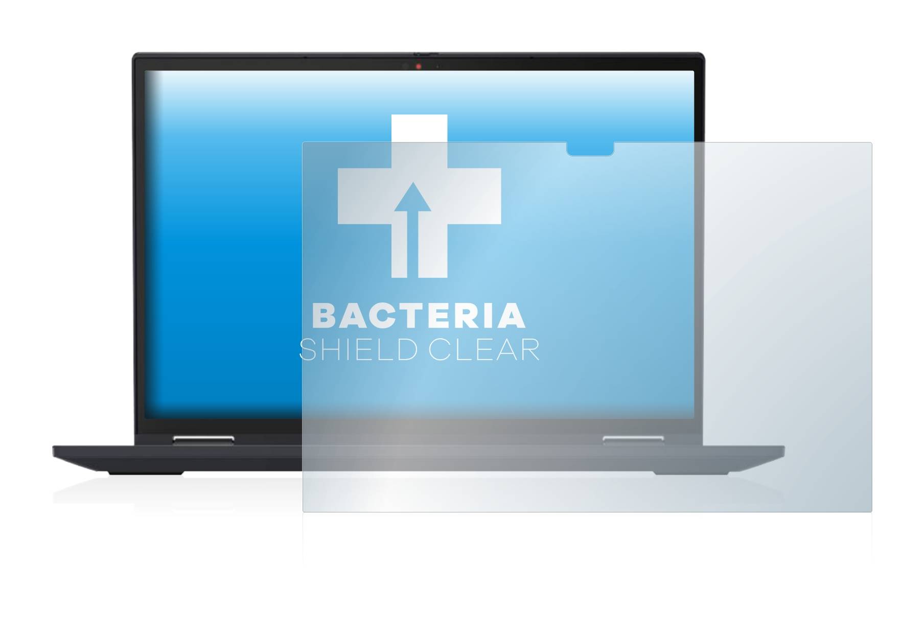 upscreen Bacteria Shield Clear Premium Antibakterielle Displayschutzfolie für Lenovo