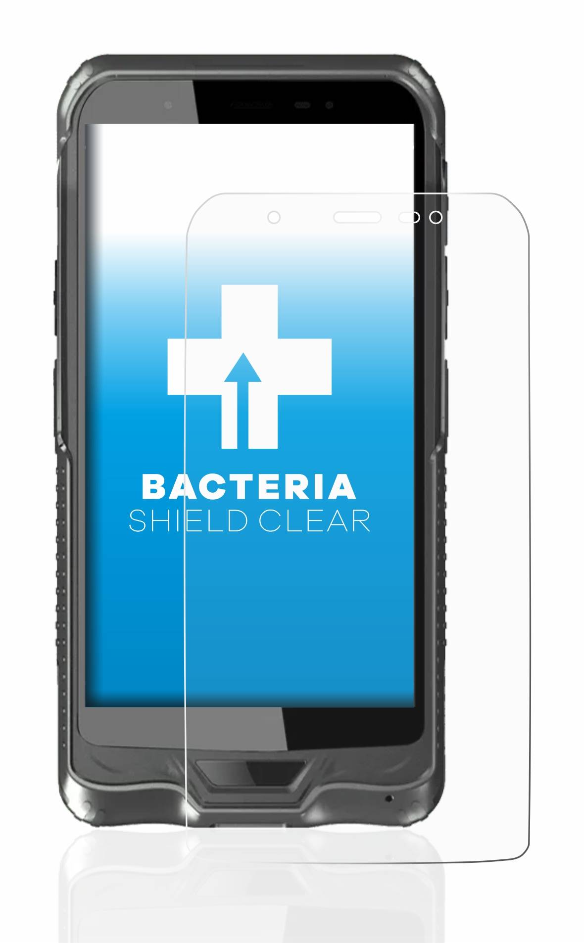 upscreen Bacteria Shield Clear Premium Antibakterielle Displayschutzfolie für Conker