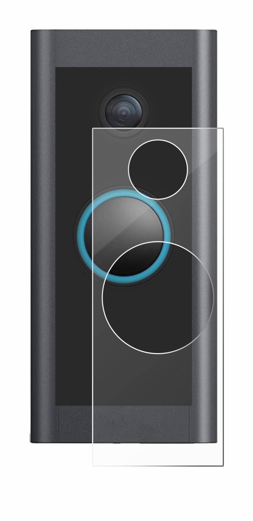 BROTECT AirGlass Flexible Schutz Glas Folie für Ring Video Doorbell Wired Klar Transparent