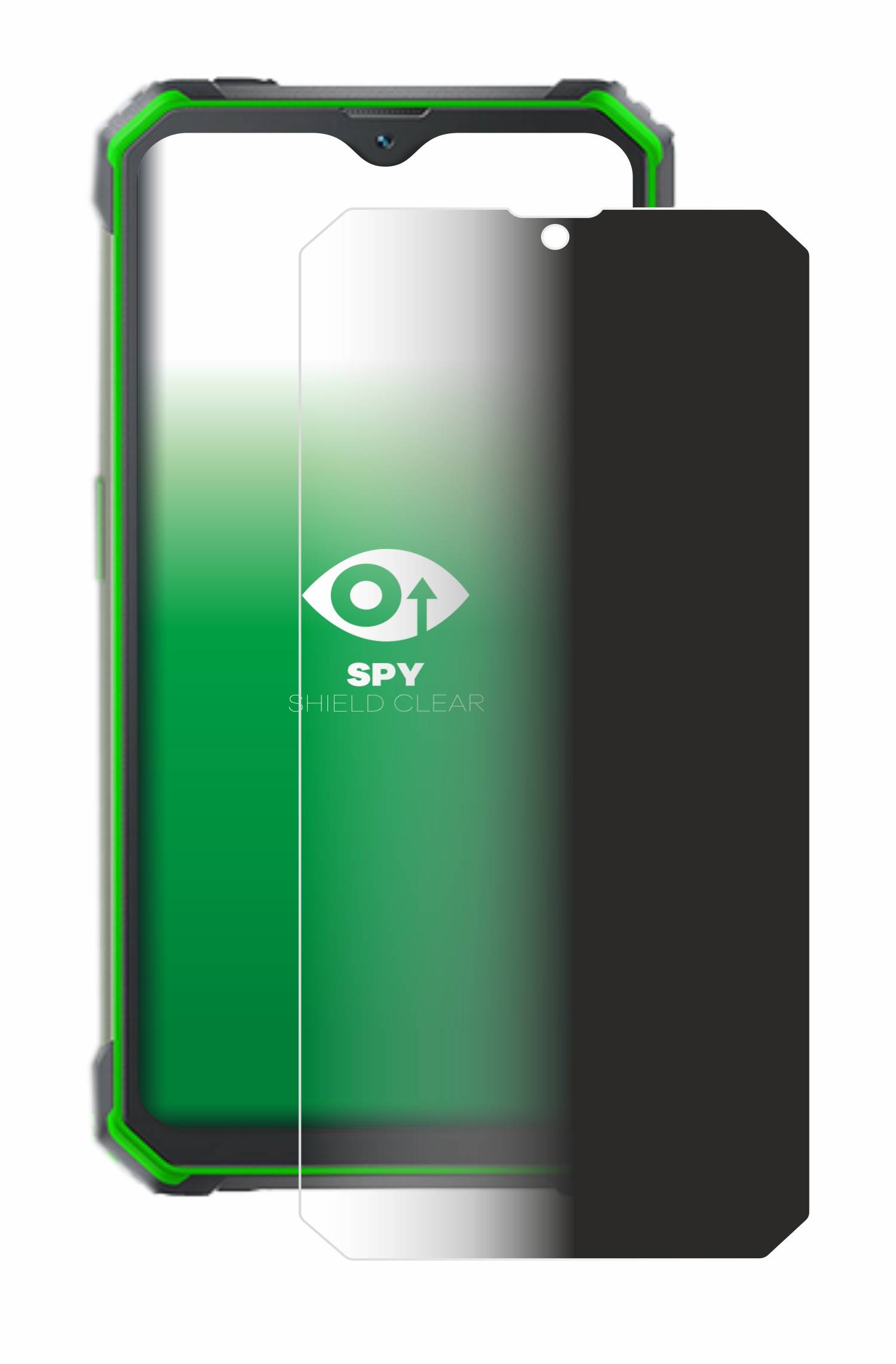 upscreen Blickschutzfolie für Blackview BV7100 Anti-Spy Privacy Blaulichtschutz Sichtschutzfolie