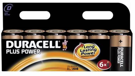 Duracell Plus Power MN1300 - Batterie 6 x D
