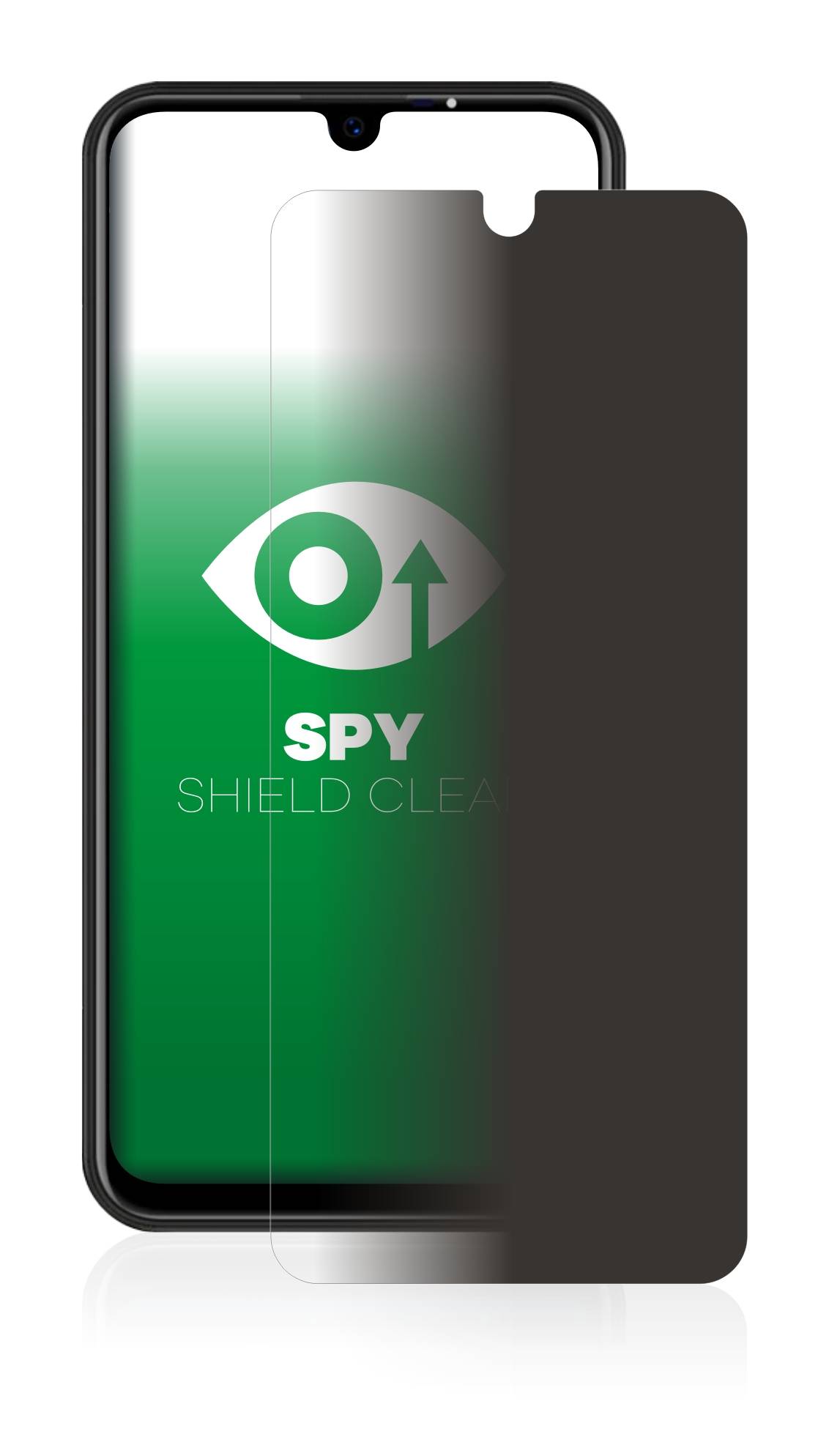 upscreen Blickschutzfolie für Teracube 2e Anti-Spy Privacy Blaulichtschutz Sichtschutzfolie