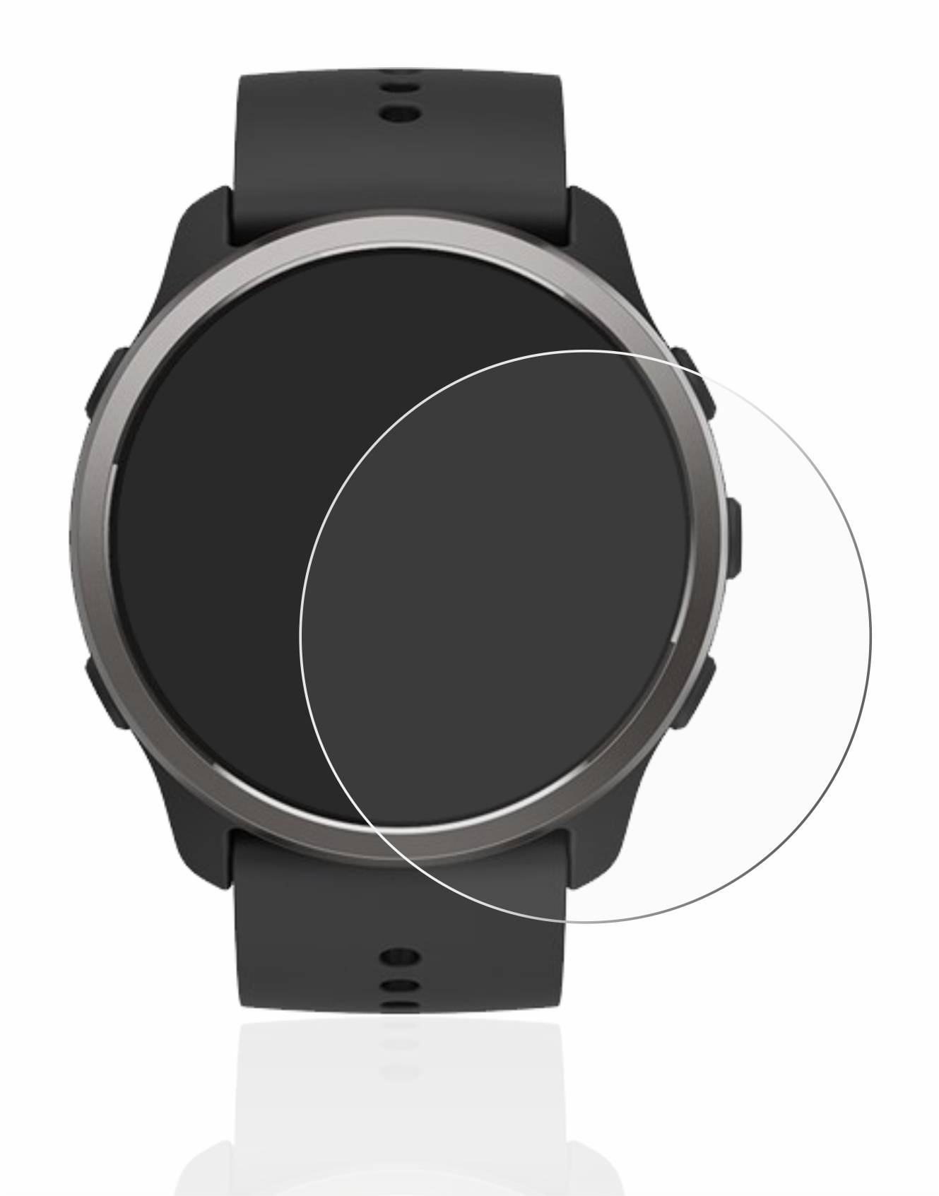 upscreen Bacteria Shield Clear Premium Antibakterielle Displayschutzfolie für Suunto 5